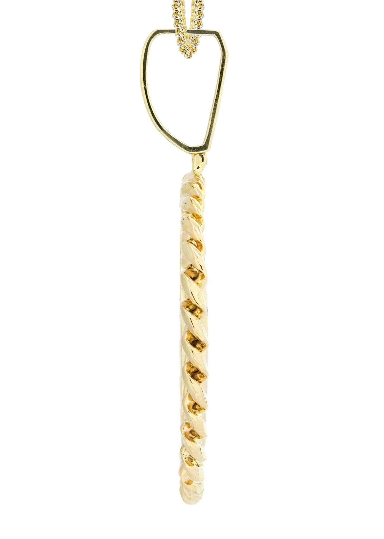 14 Yellow Gold Crown Diamond Necklace | 2.61 Carats - Image 4