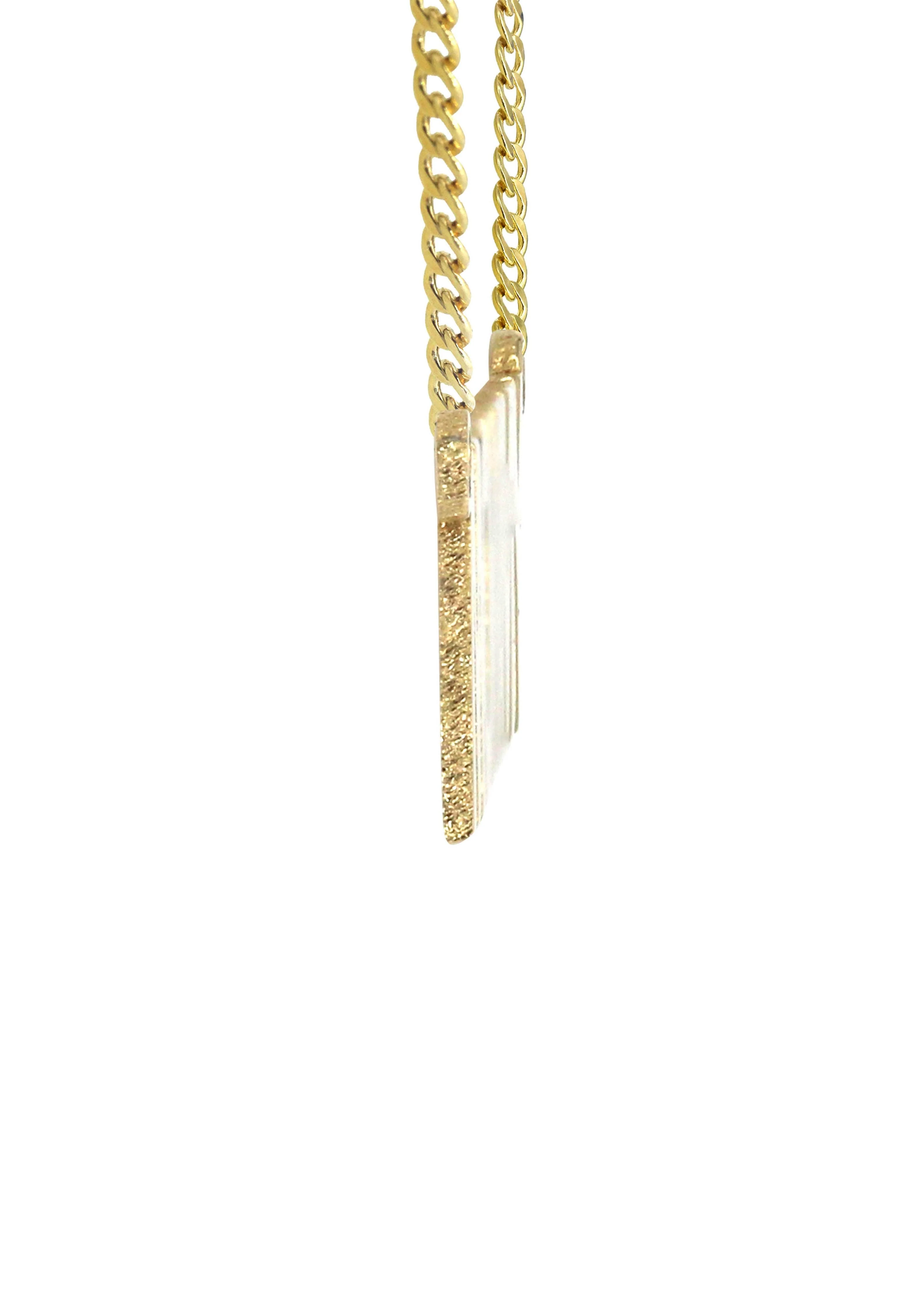 14K Gold Mommy Name Plate Necklace | Style #122 - Image 3