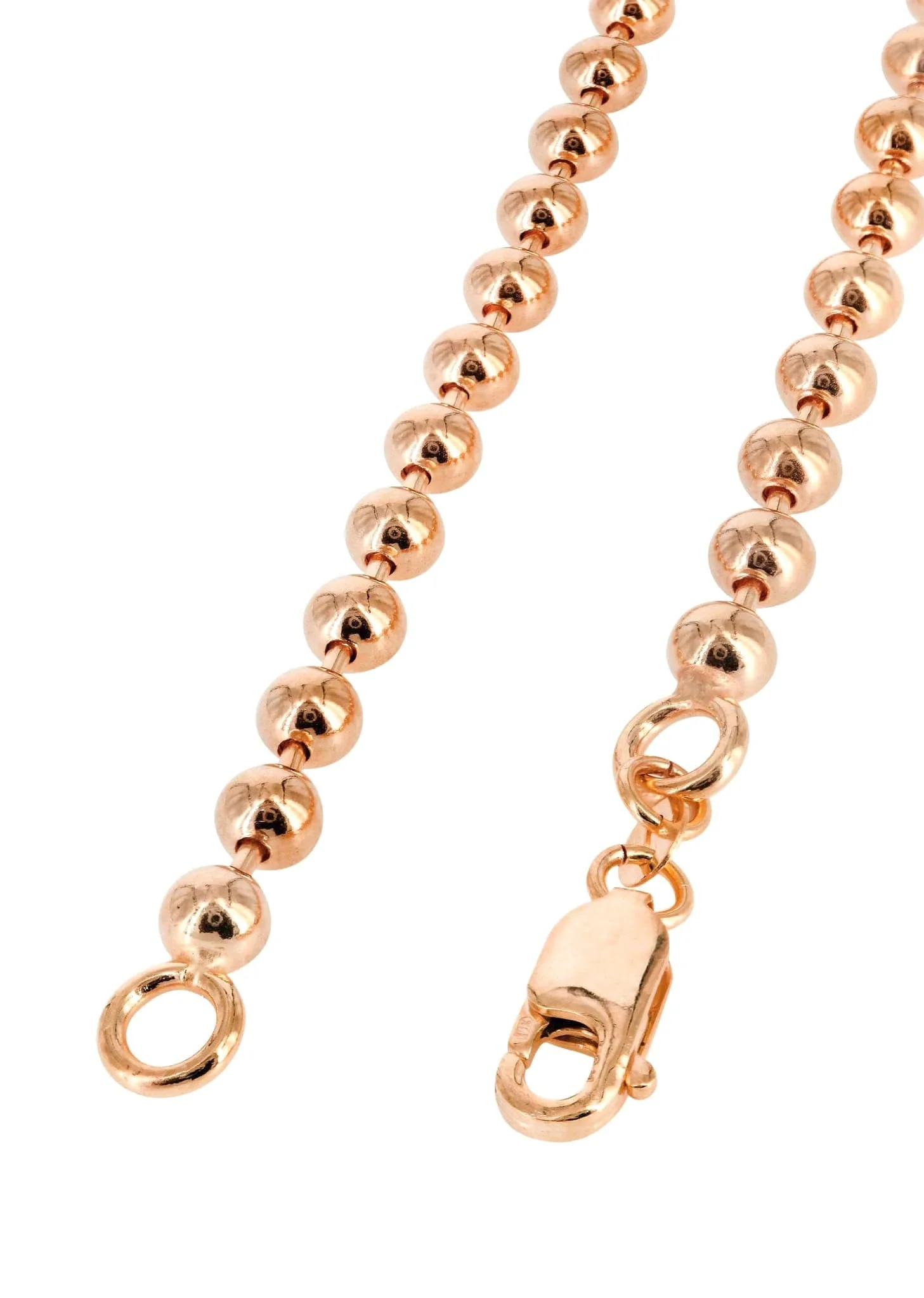 Dog Tag Chain - 14K Rose Gold Chain - Image 4