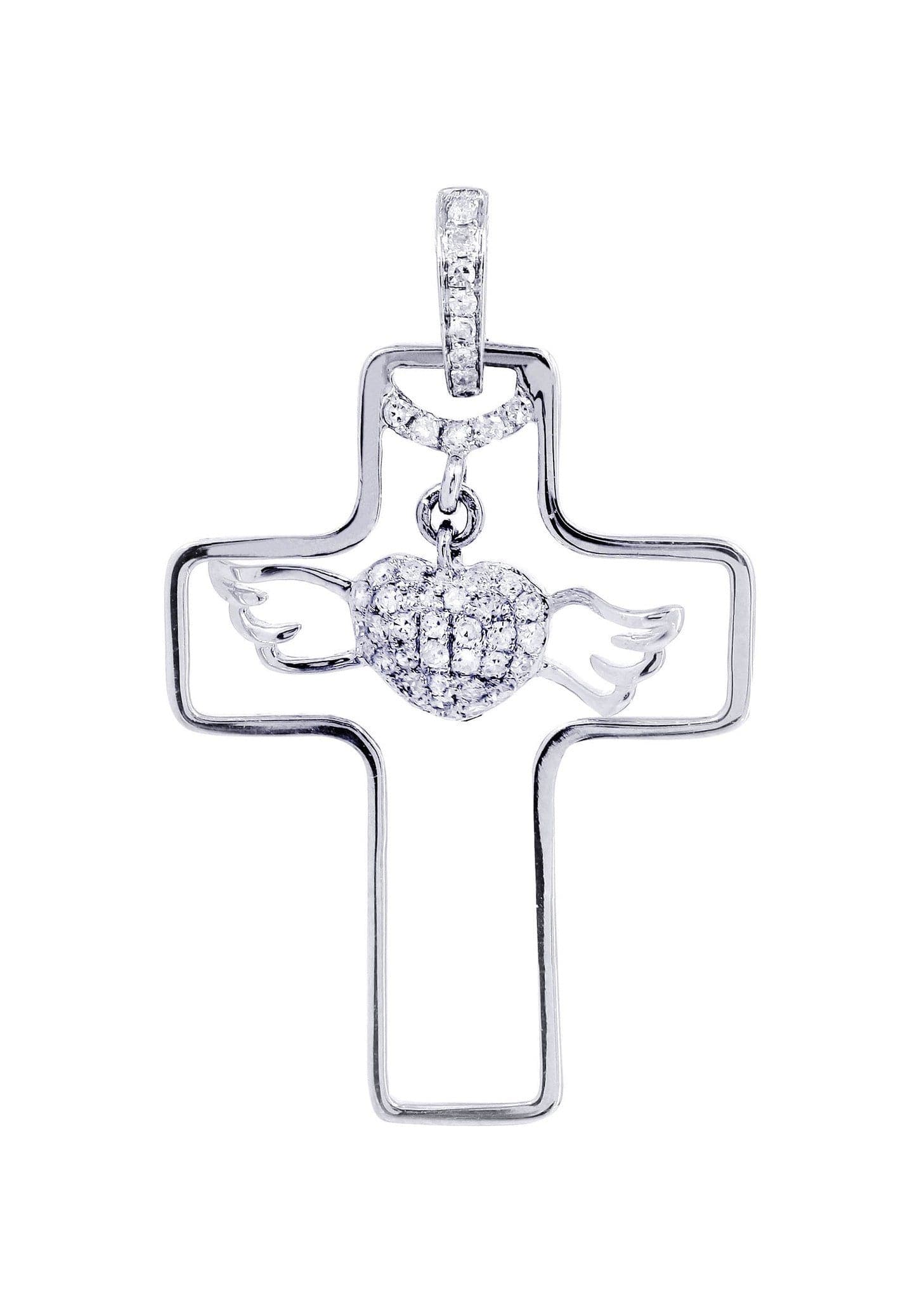 Diamond Cross Pendant | 0.24 Carats | 2.13 Grams