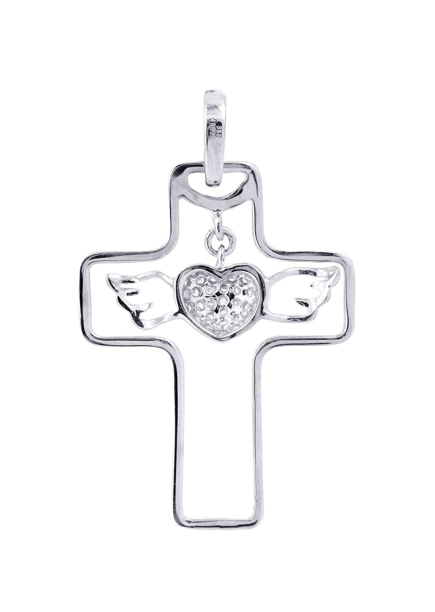 Diamond Cross Pendant | 0.24 Carats | 2.13 Grams - Image 3