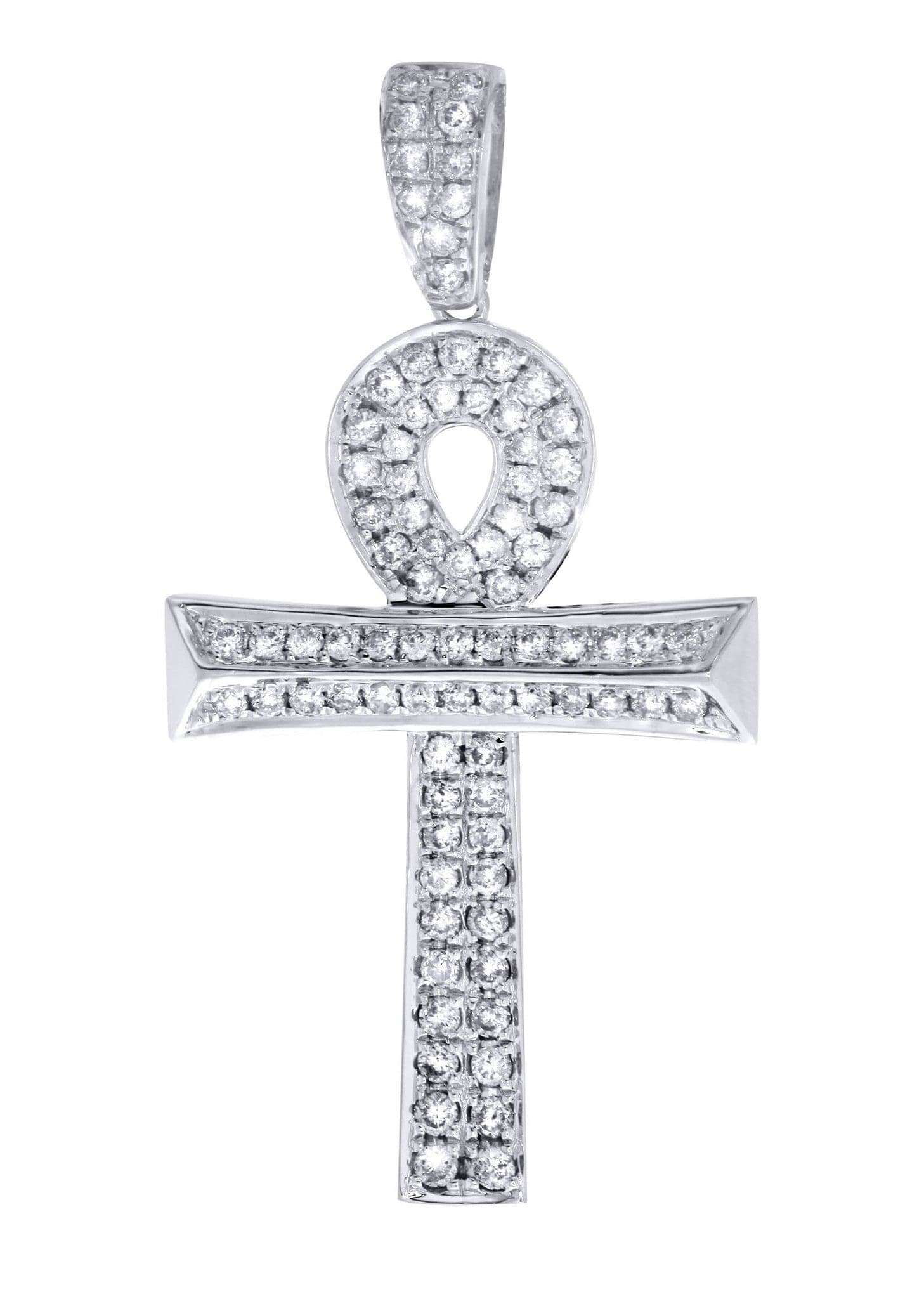 Diamond Ankh Pendant | 0.47 Carats | 3.44 Grams