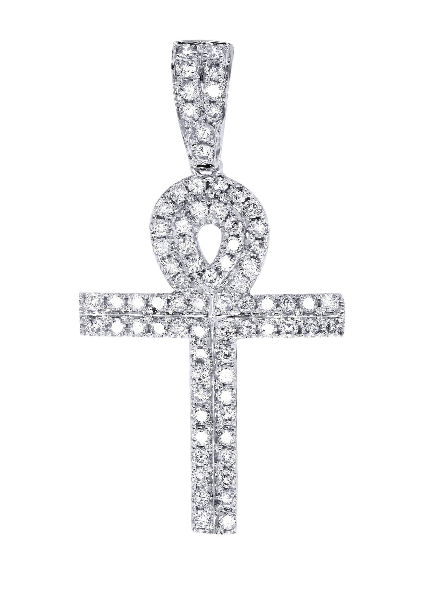 Diamond Ankh Pendant | 0.74 Carats | 2.14 Grams