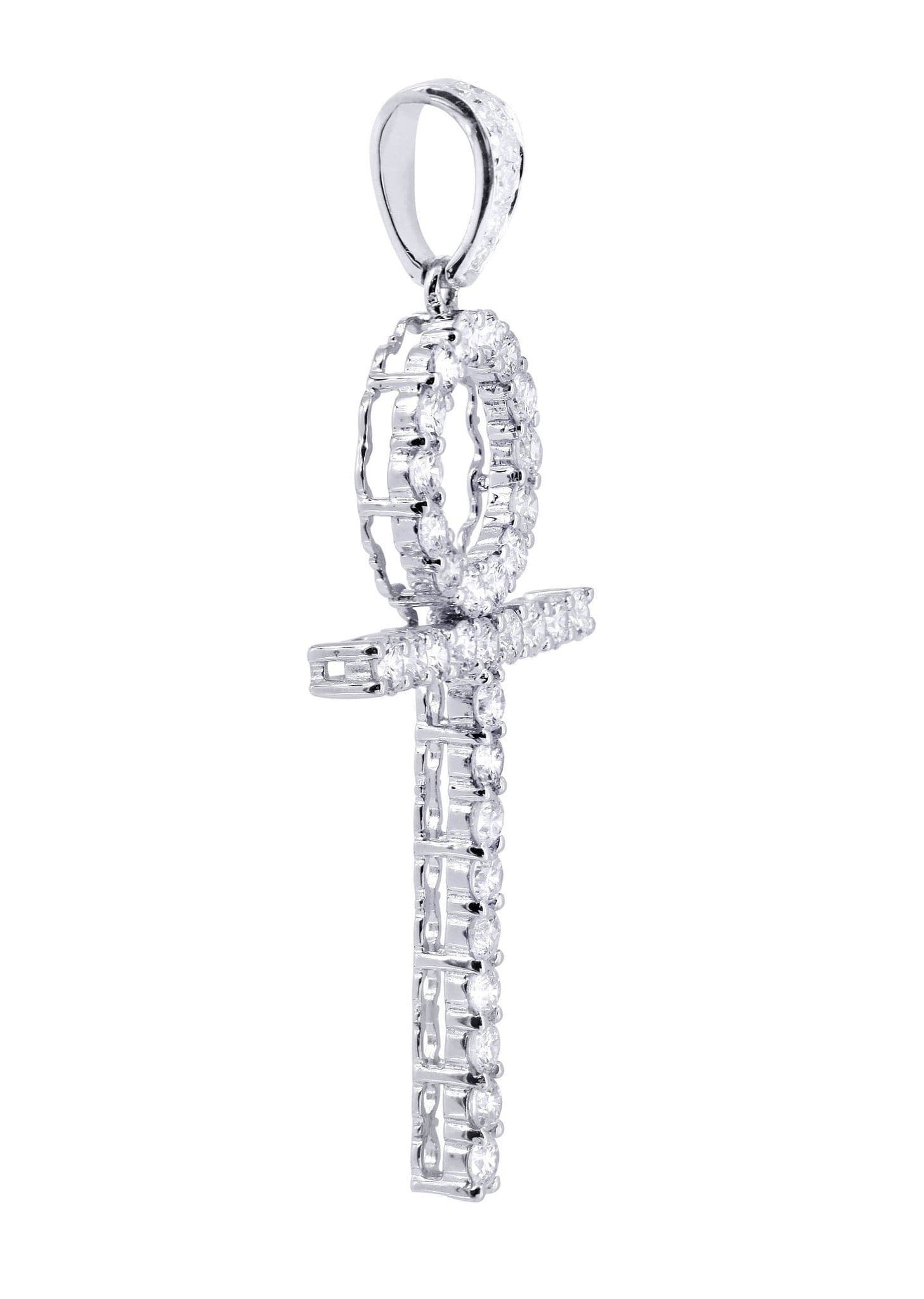 Diamond Ankh Pendant | 1.96 Carats | 4.52 Grams - Image 4
