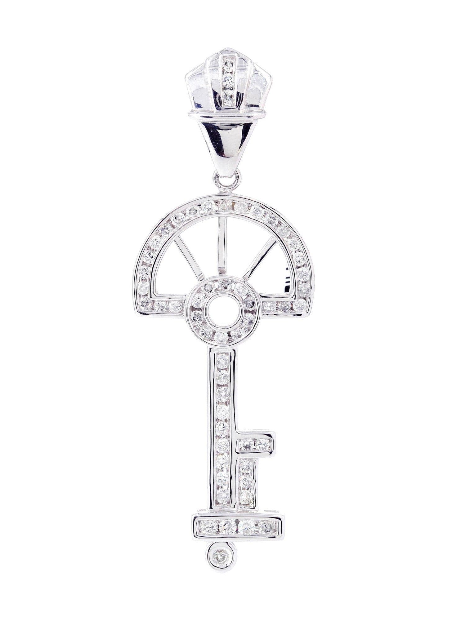 Diamond Key Pendant | 1.03 Carats | 5.96 Grams