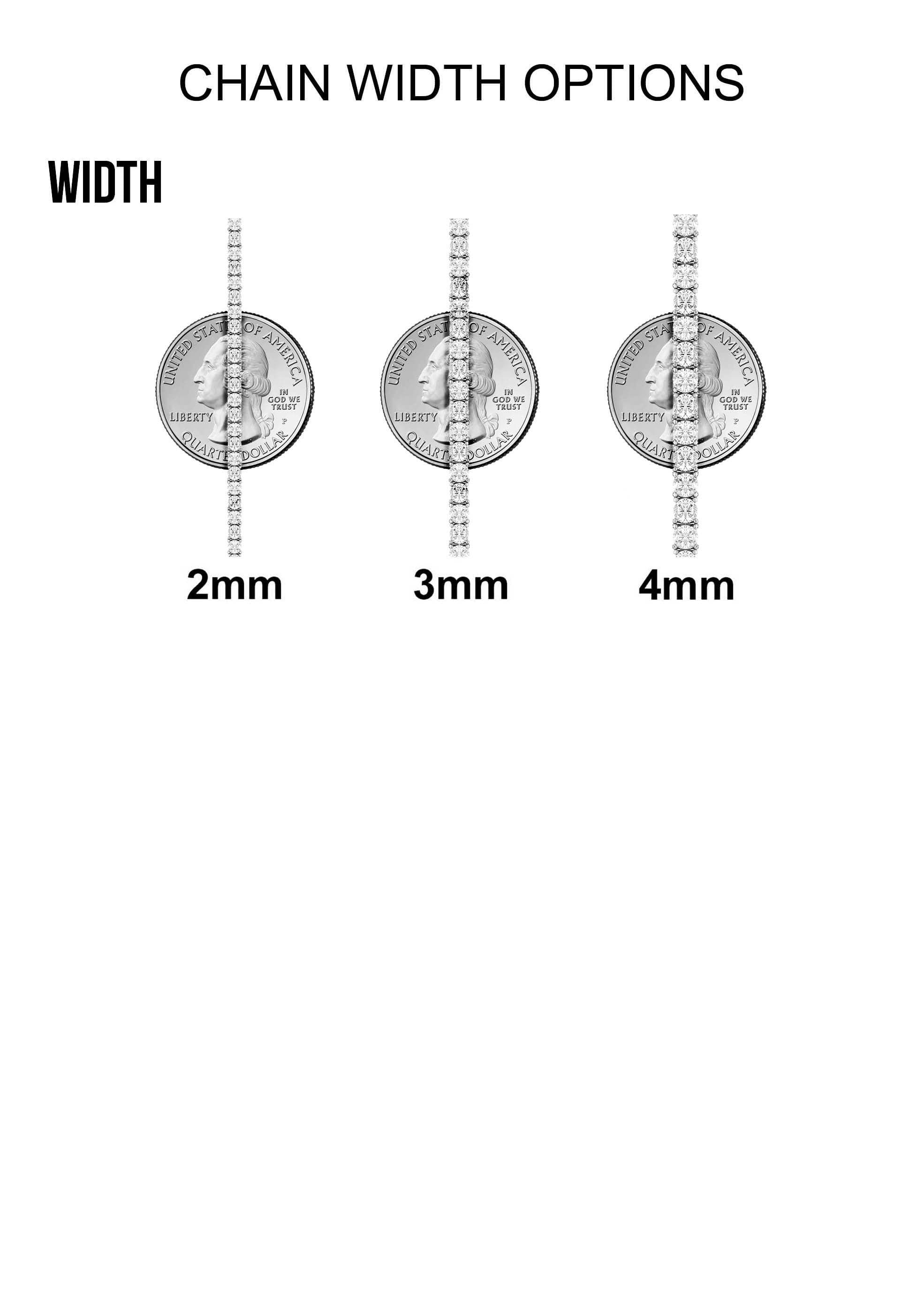 Mens Diamond Tennis Chain - Image 6