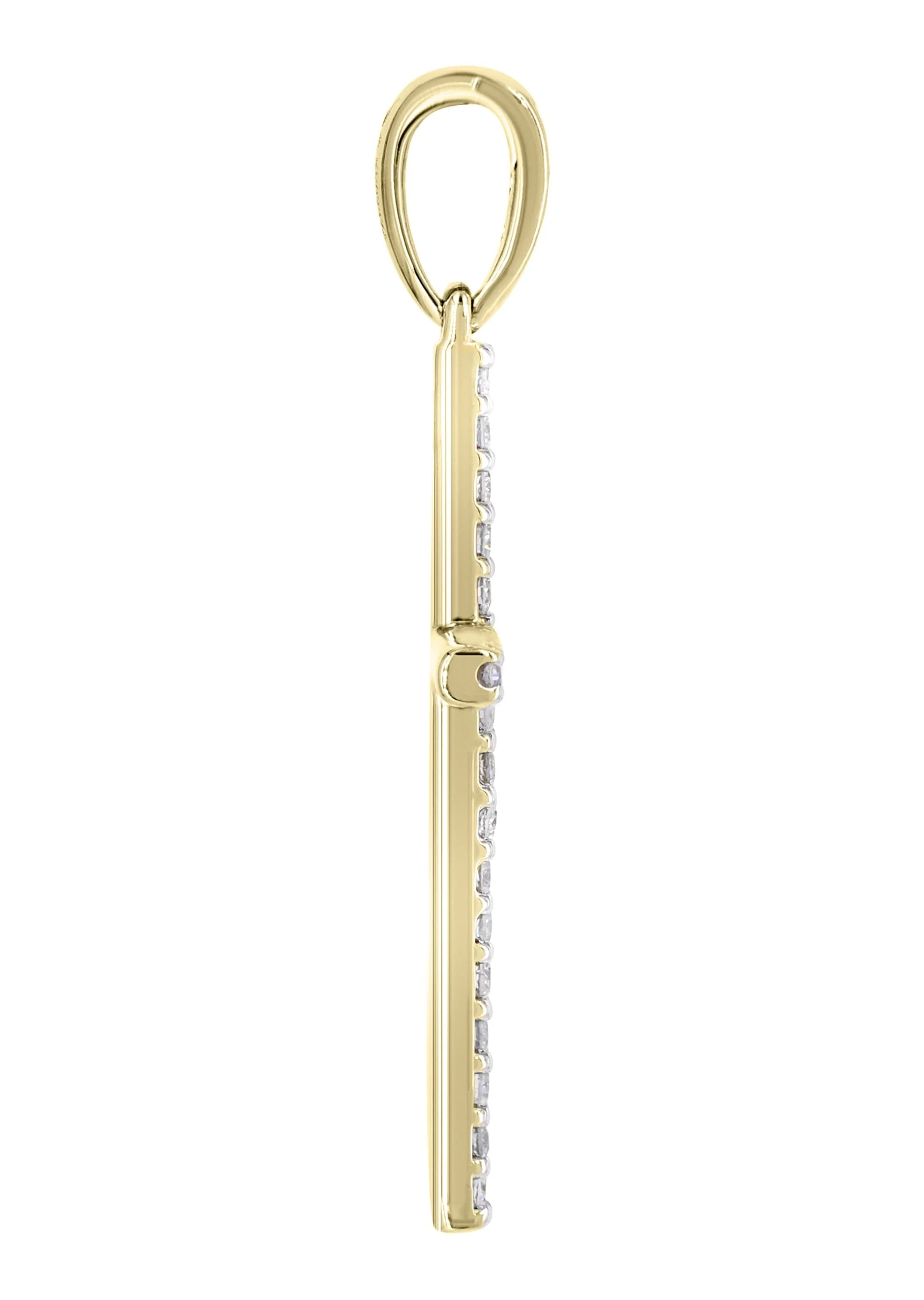Diamond Cross Pendant | 1.10 Grams | 0.23 Carats - Image 3