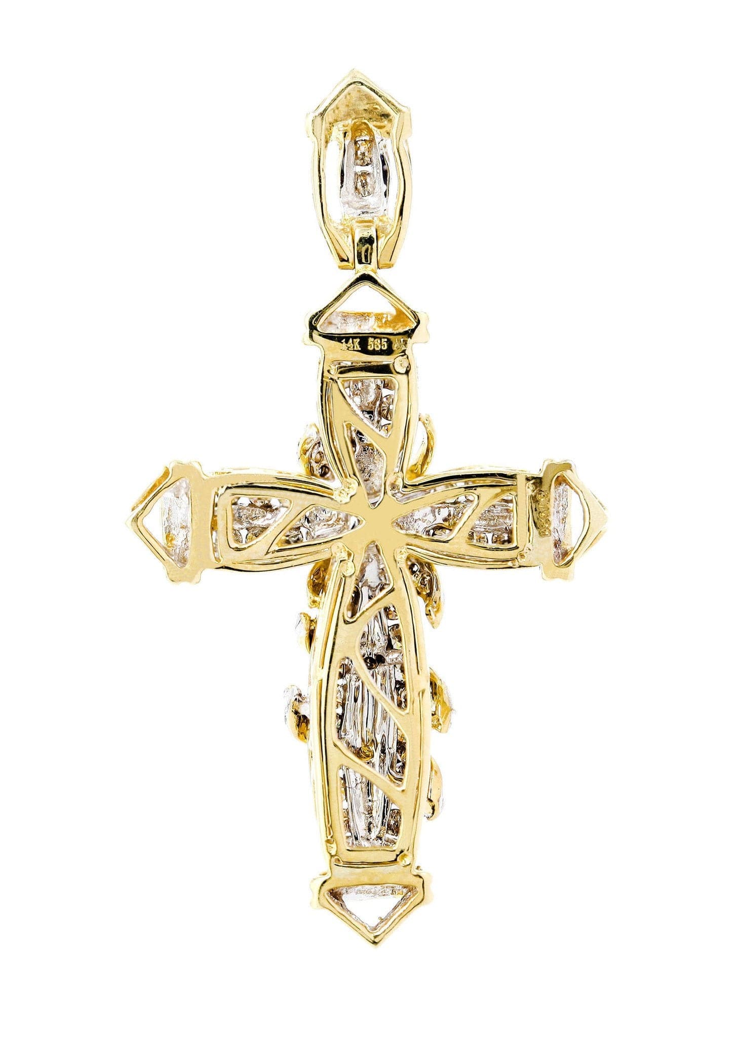 Diamond Cross Pendant | 0.7 Carats | 8.38 Grams - Image 3