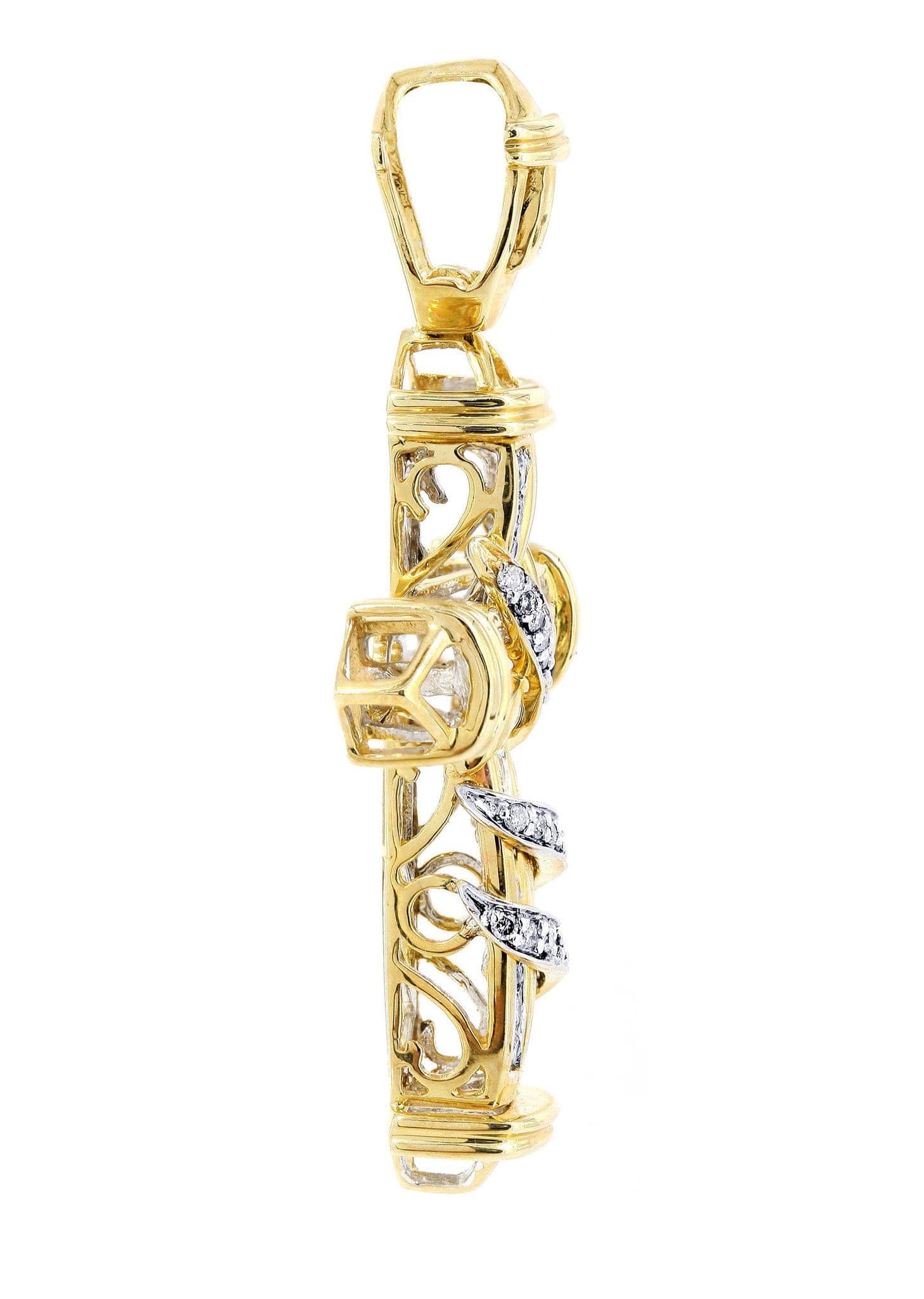 Diamond Cross Pendant | 0.7 Carats | 8.38 Grams - Image 4