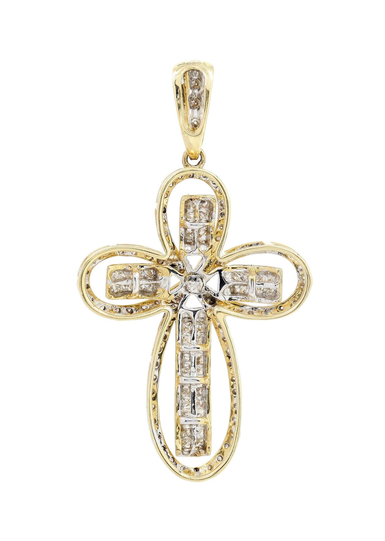 Diamond Cross Pendant | 1.3 Carats | 5.29 Grams - Image 3