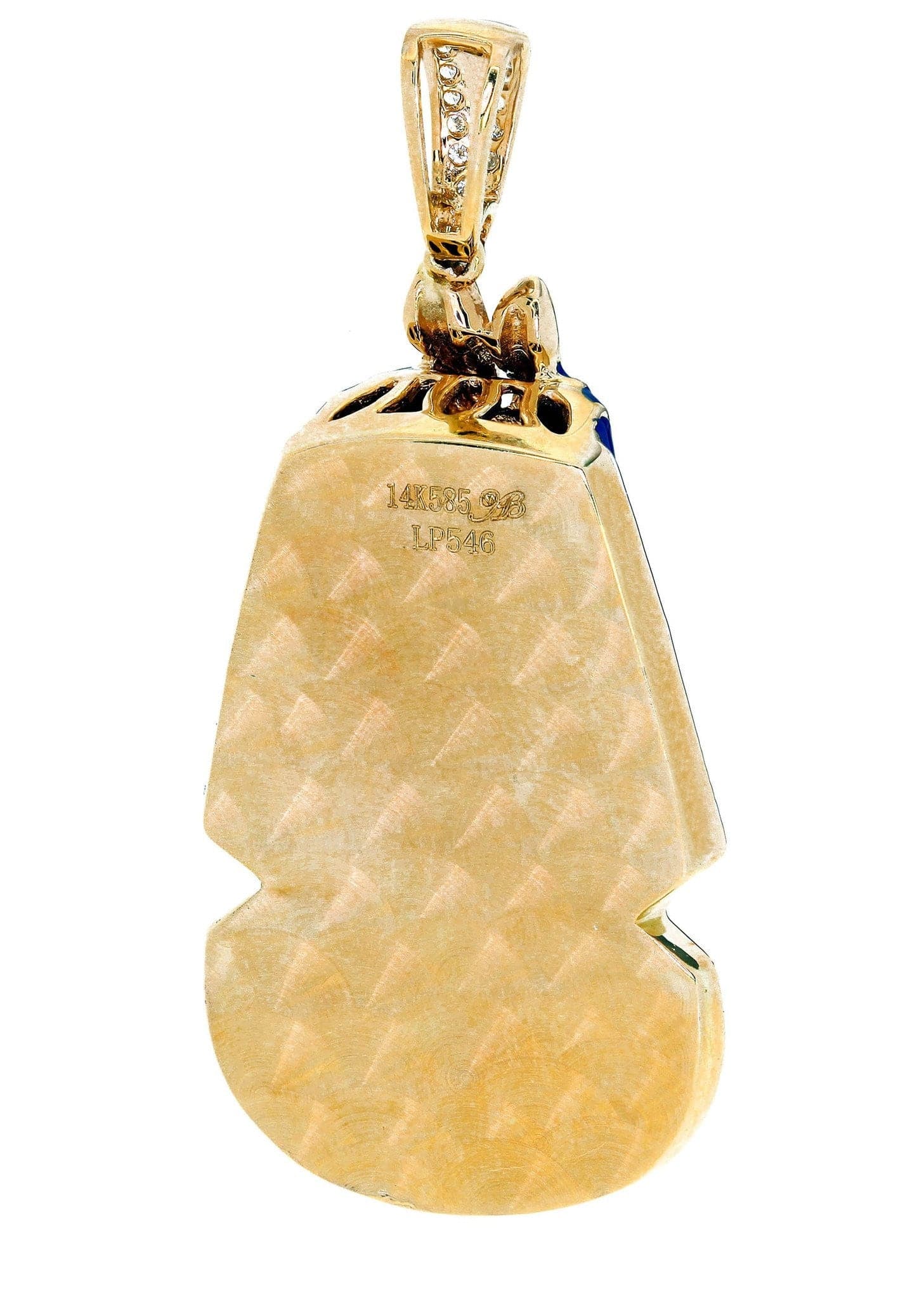 Diamond Pharoh Pendant | 14.37 Grams | 0.6 Carats - Image 4
