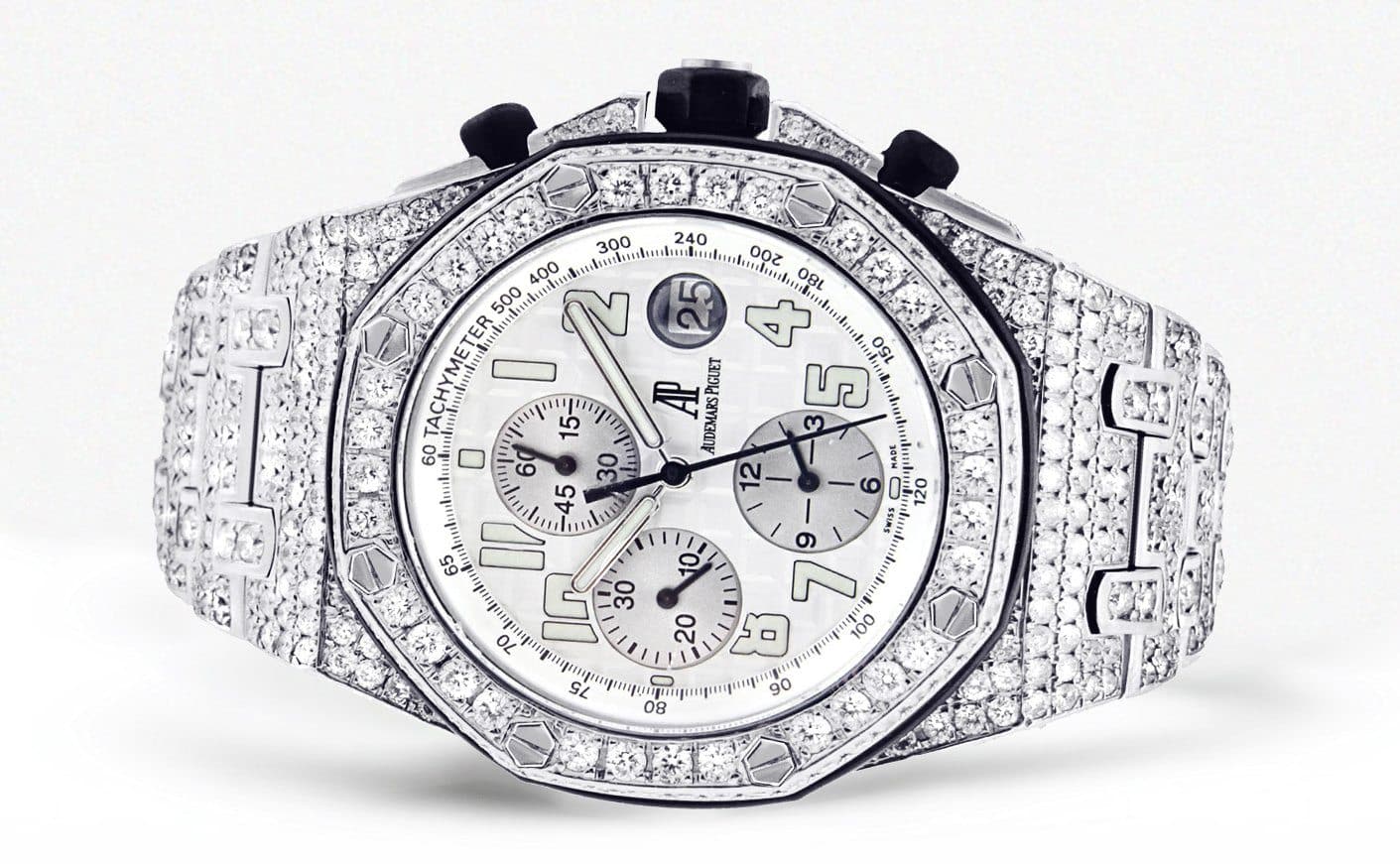 Diamond Audemars Piguet Royal Oak Offshore | Stainless Steel | 42 Mm - Image 2