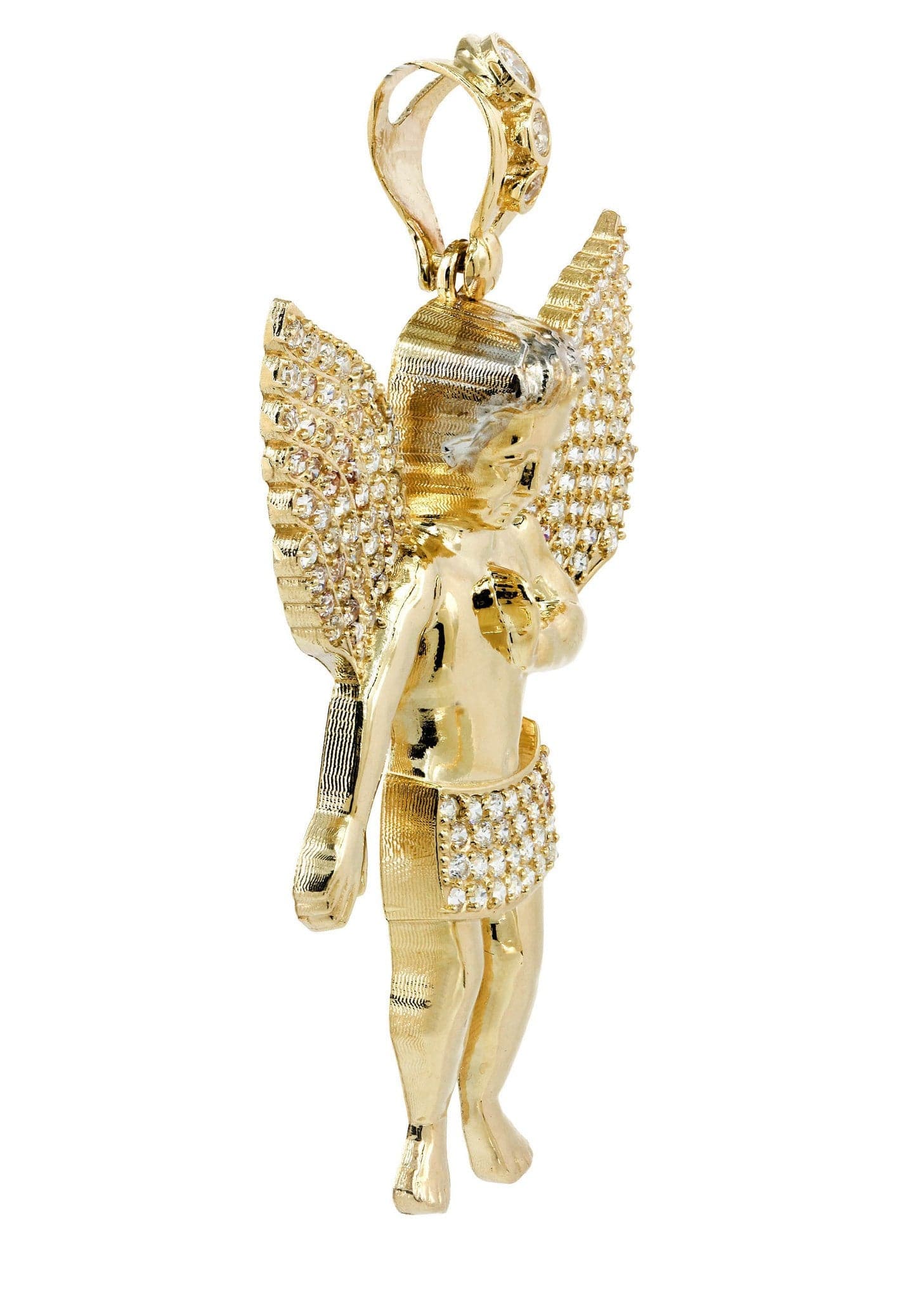 10K Gold Angel Pendant | 14.3 Grams - Image 4