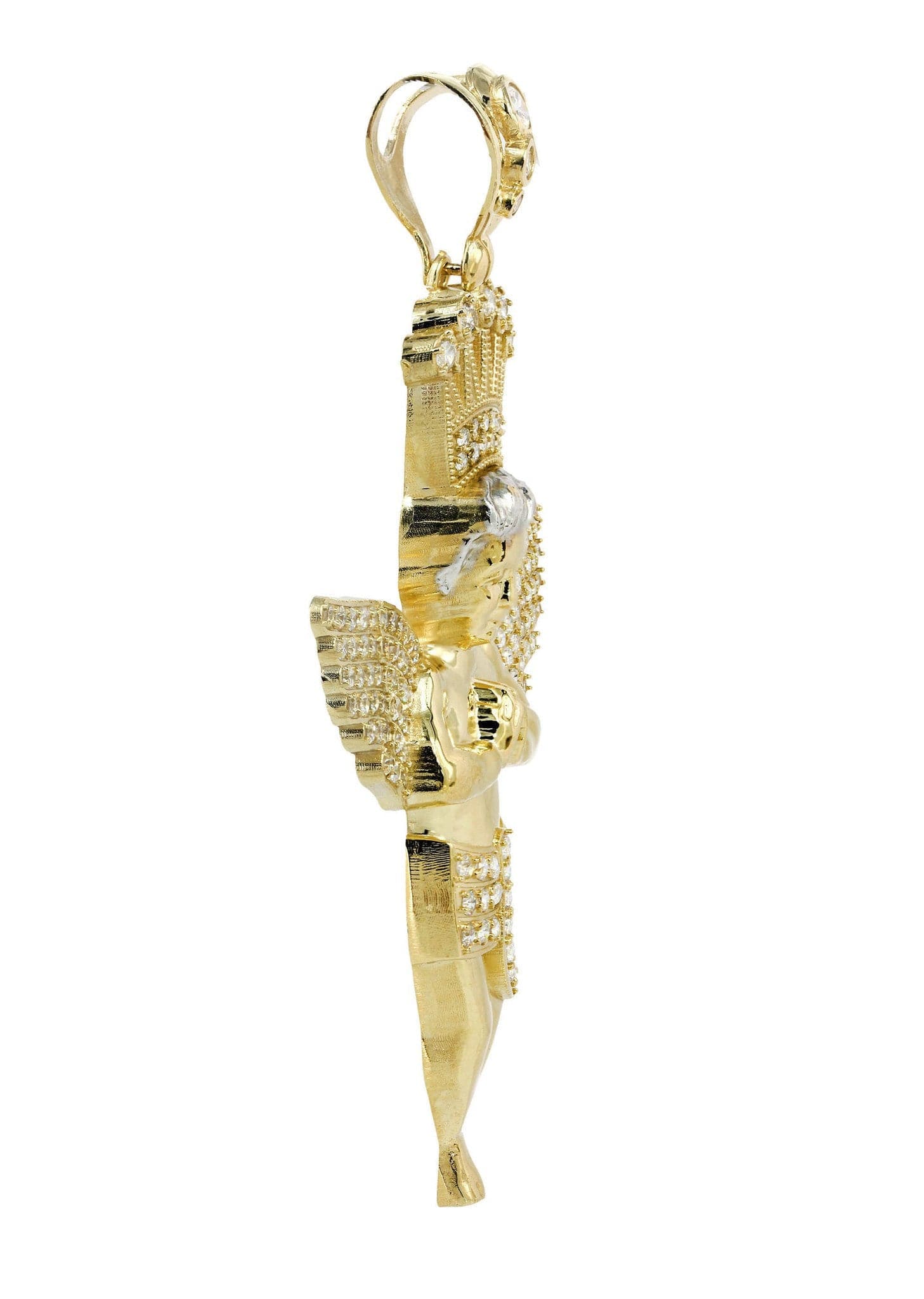10K Gold Angel Pendant  |  33.4 Grams - Image 4