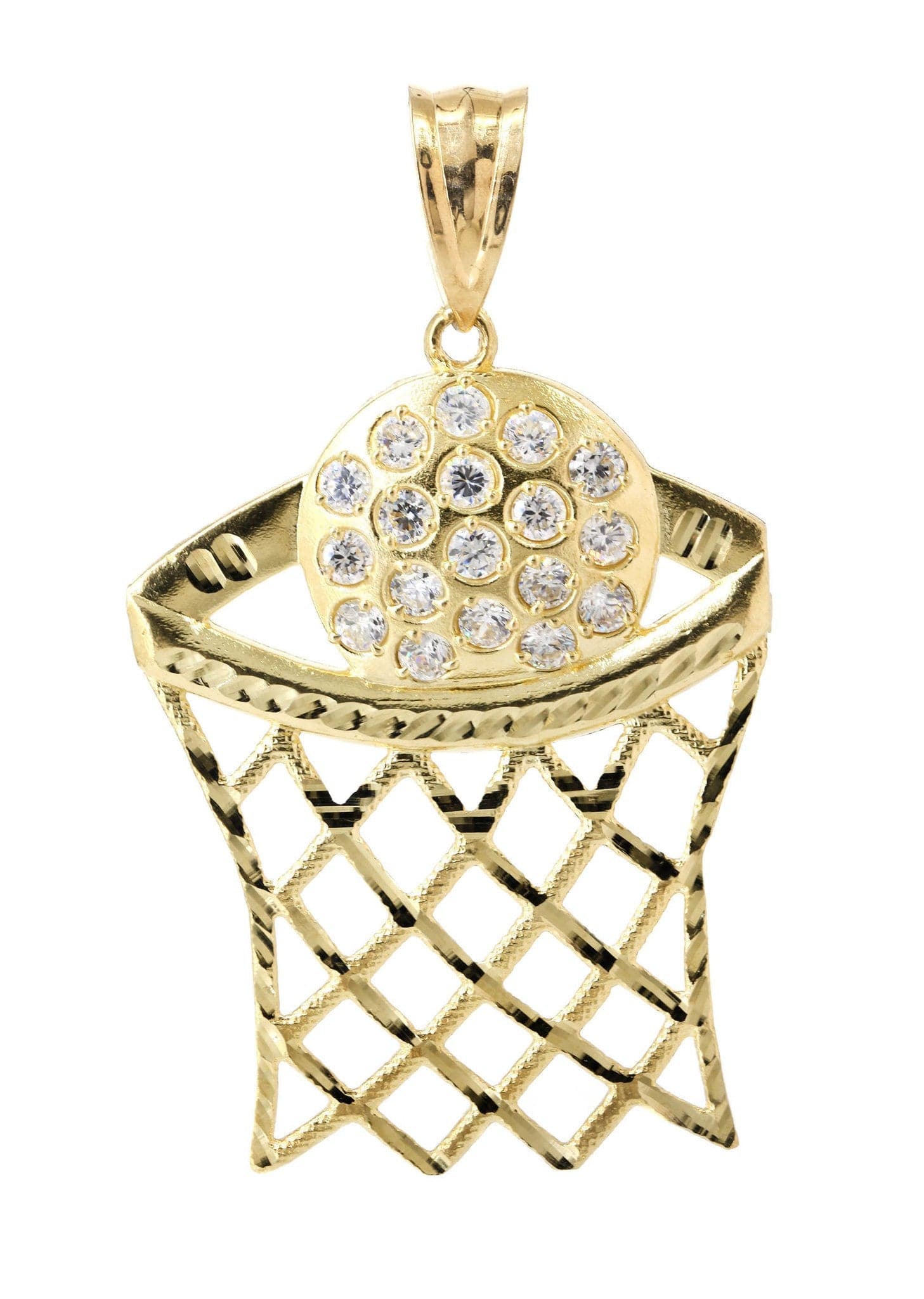 Basketball 10K Gold Pendant | 11.9 Grams