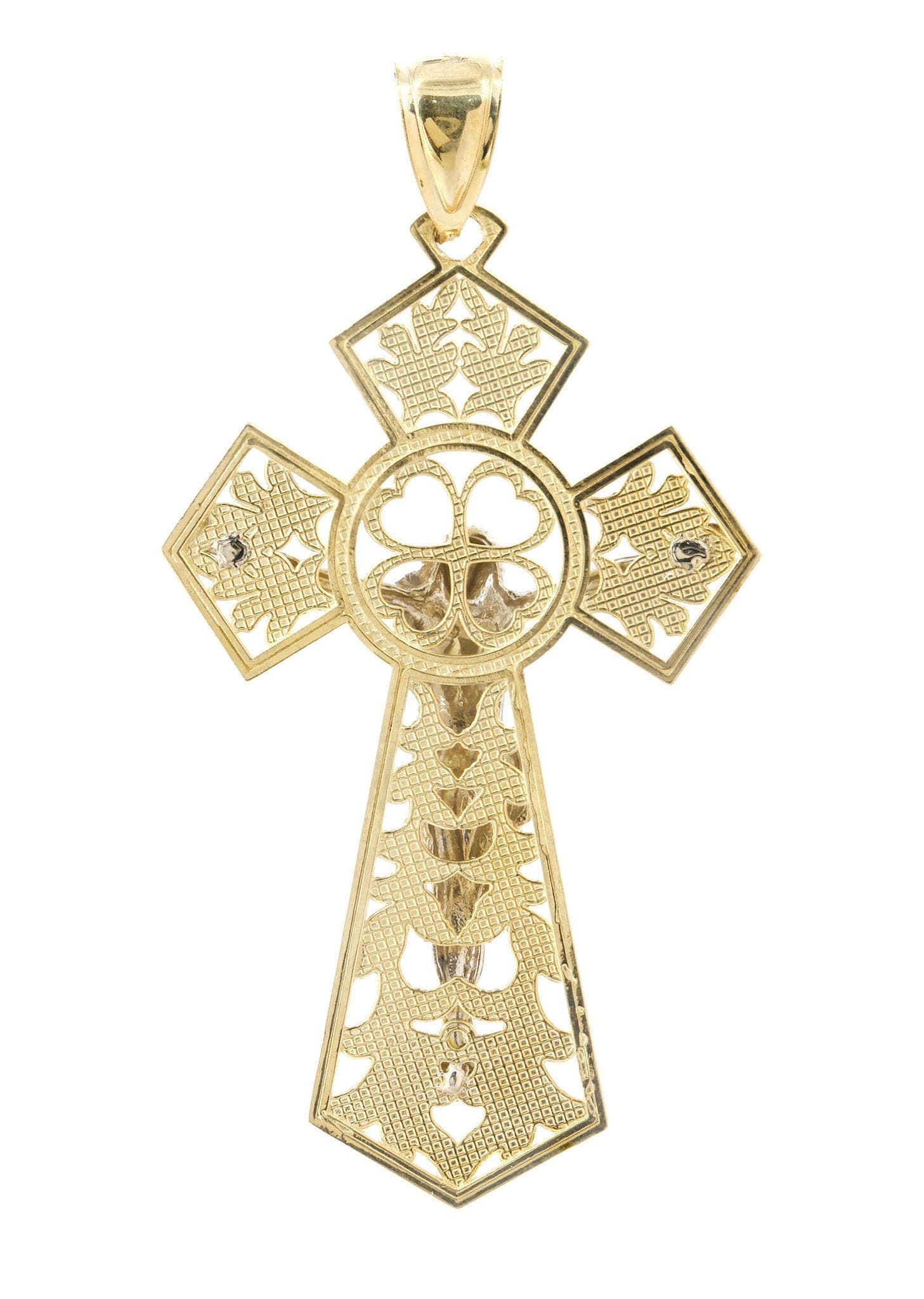 10K Gold Cross / Crucifix Pendant |  9.3 Grams - Image 3