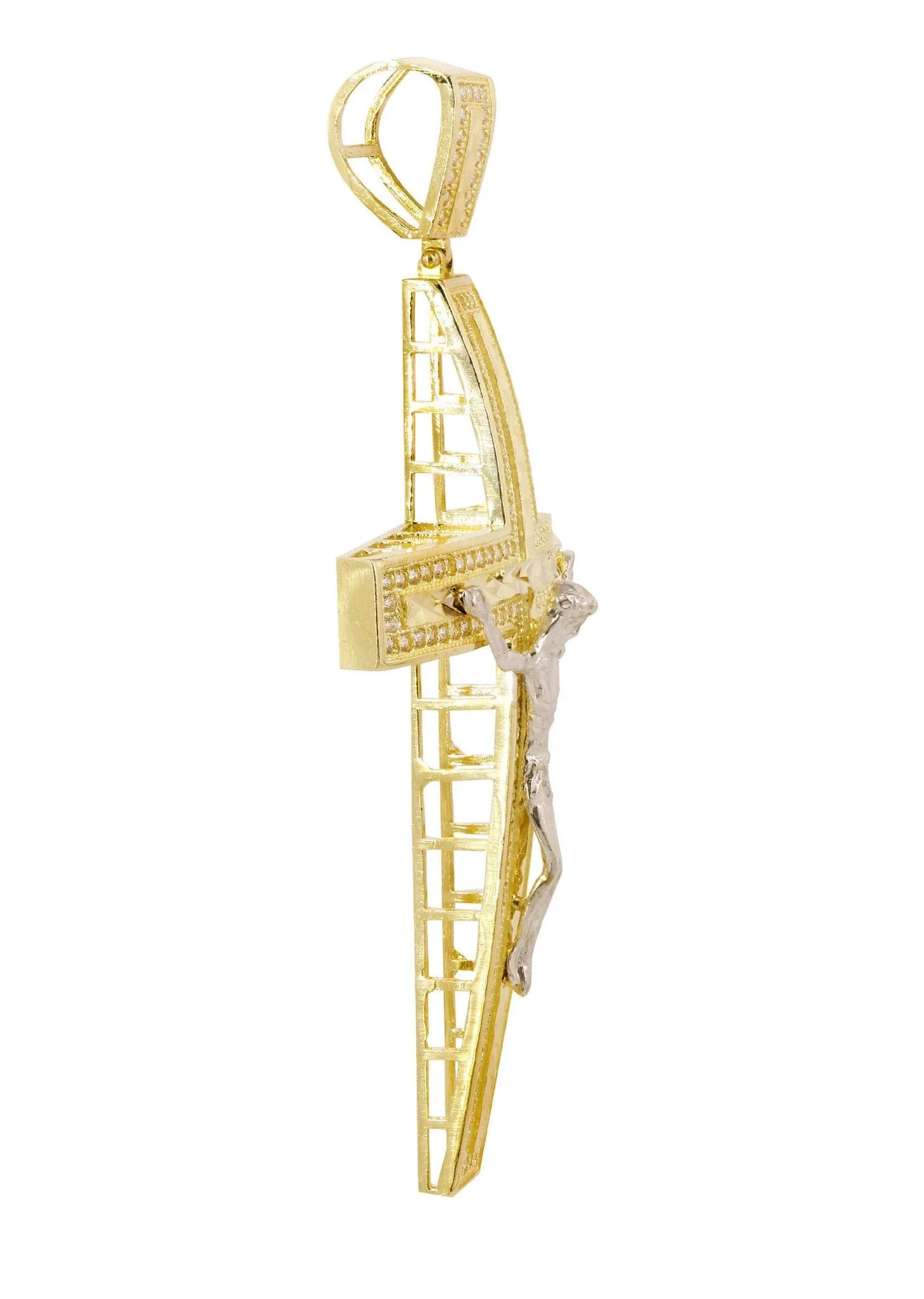 10K Gold Cross / Crucifix Pendant  |  10.8 Grams - Image 4