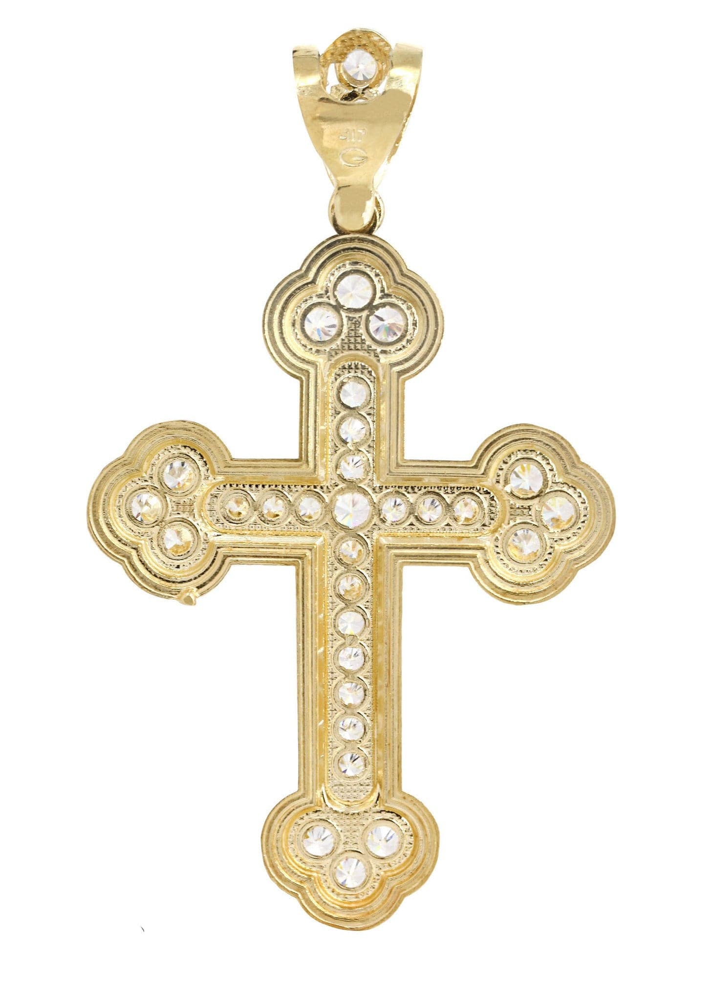 10K Gold Cross Pendant  |  12.8 Grams - Image 3