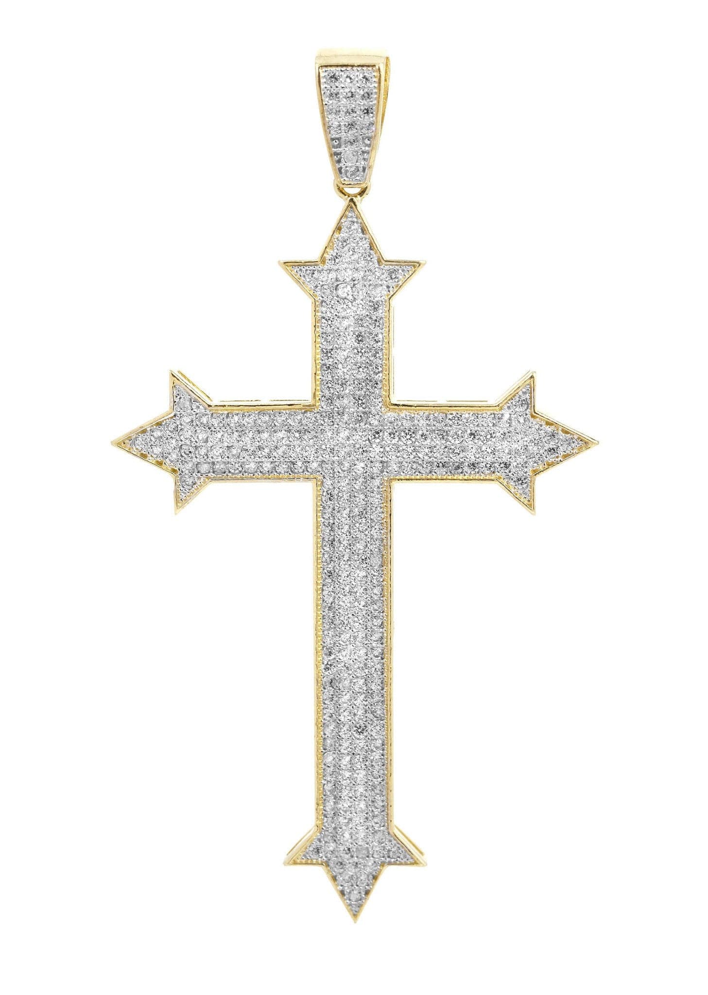 10K Gold Cross Pendant | 7.8 Grams