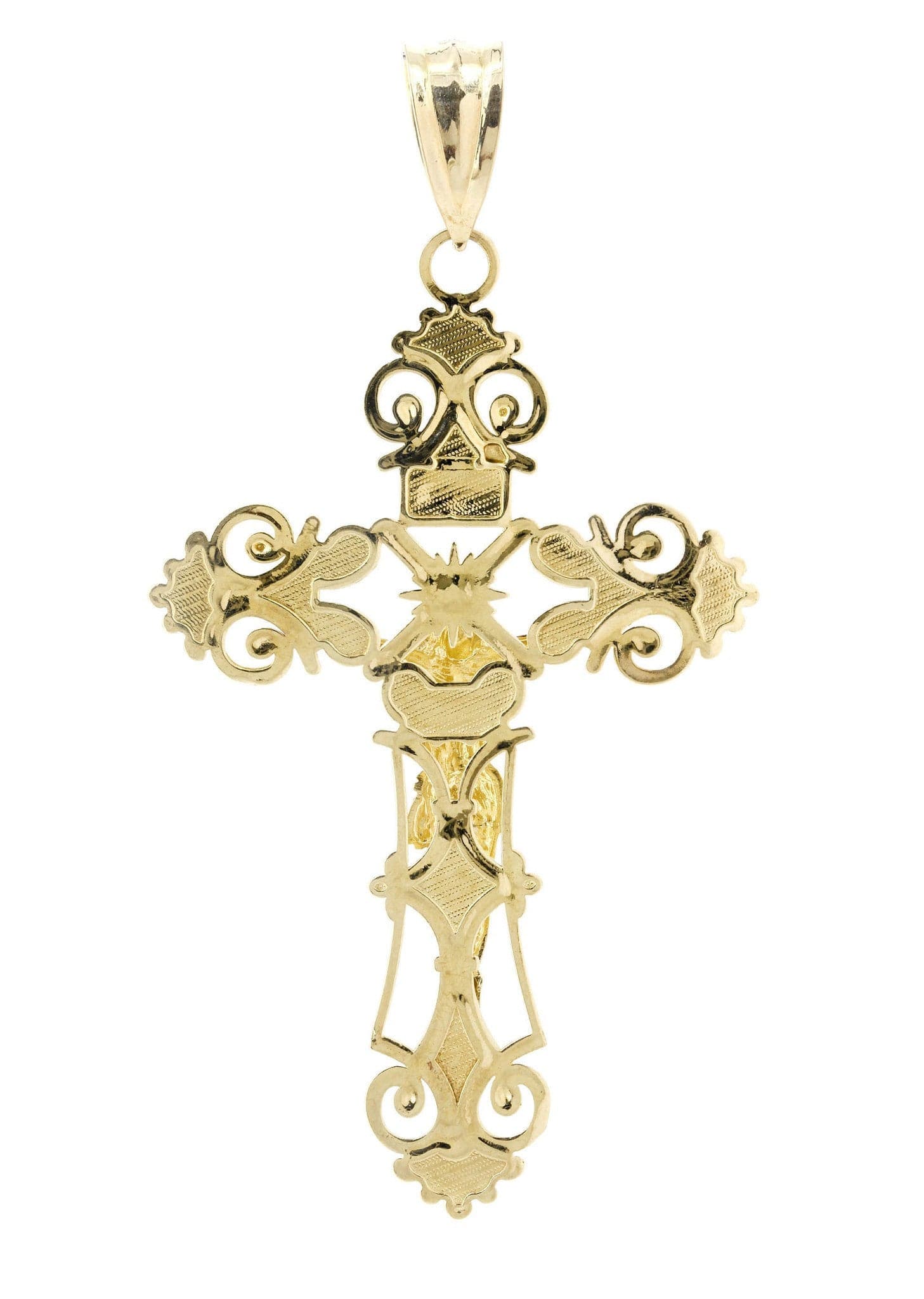 10K Gold Cross / Crucifix Pendant | 22 Grams - Image 3
