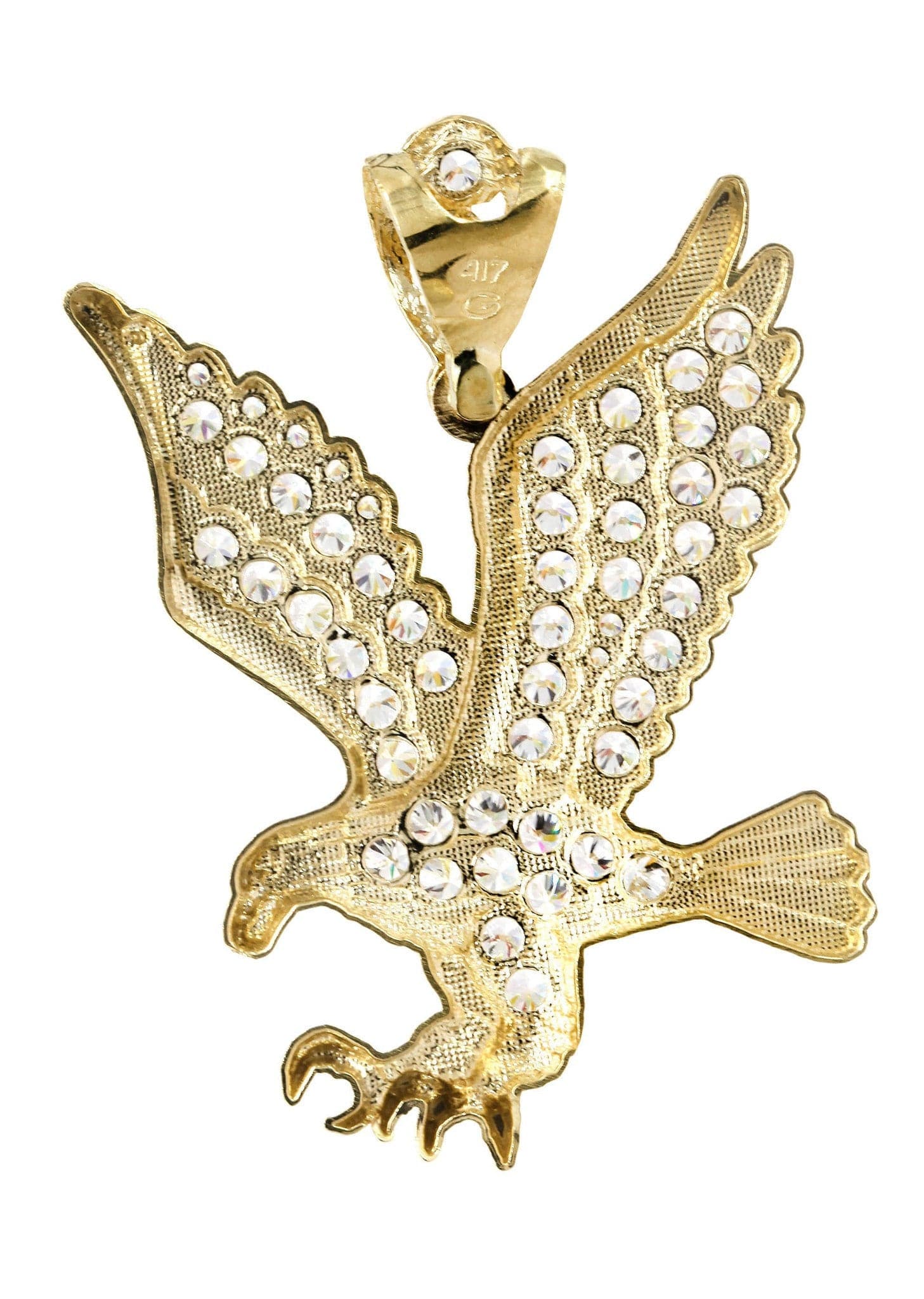 Eagle 10K Gold Pendant | 10.7 Grams - Image 3