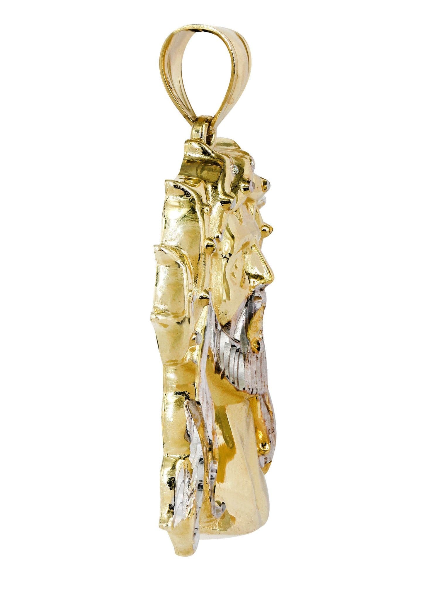 10K Gold Jesus Piece Pendant | 12.4 Grams - Image 4