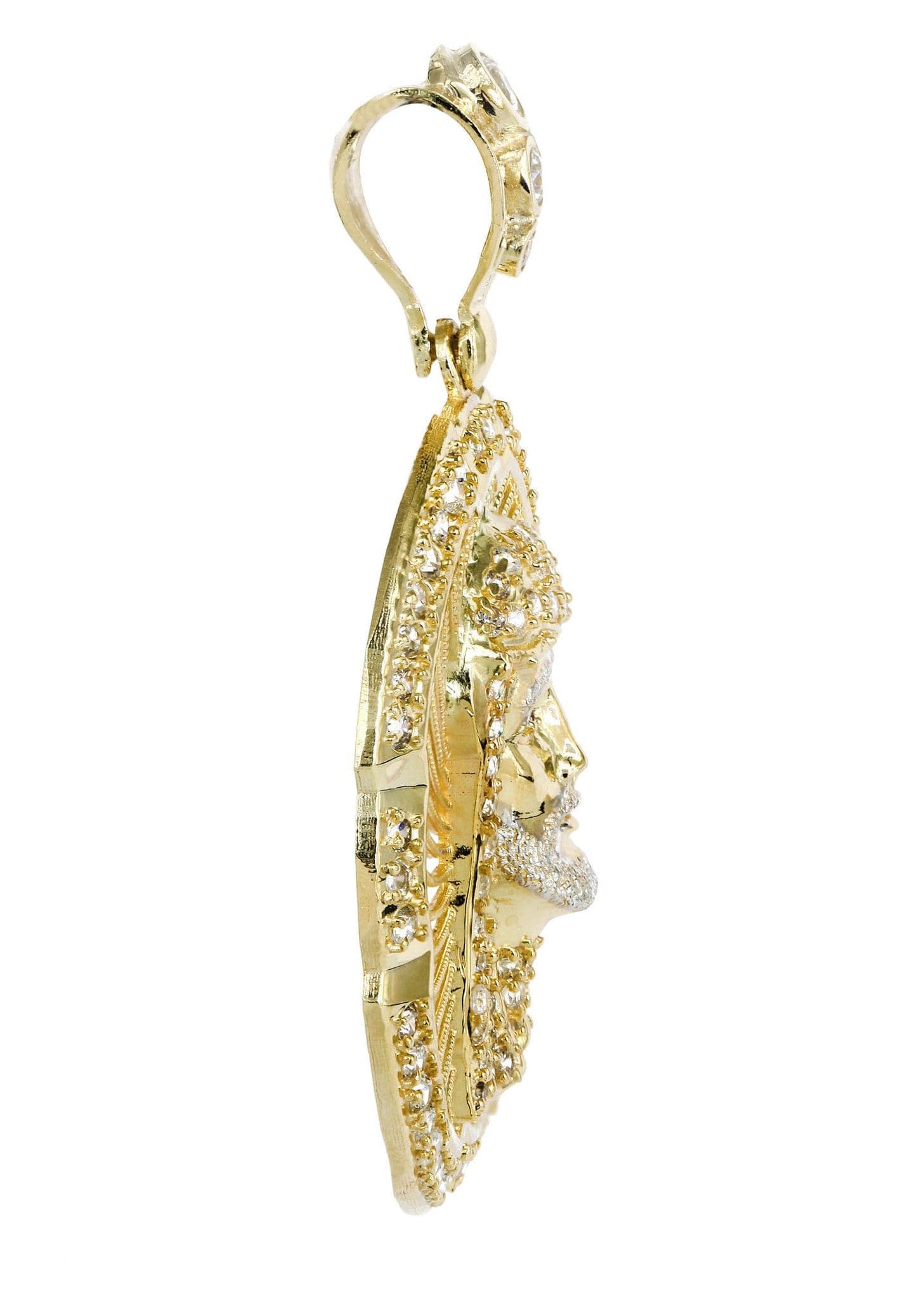 10K Gold Jesus Piece Pendant  |  10.4 Grams - Image 4