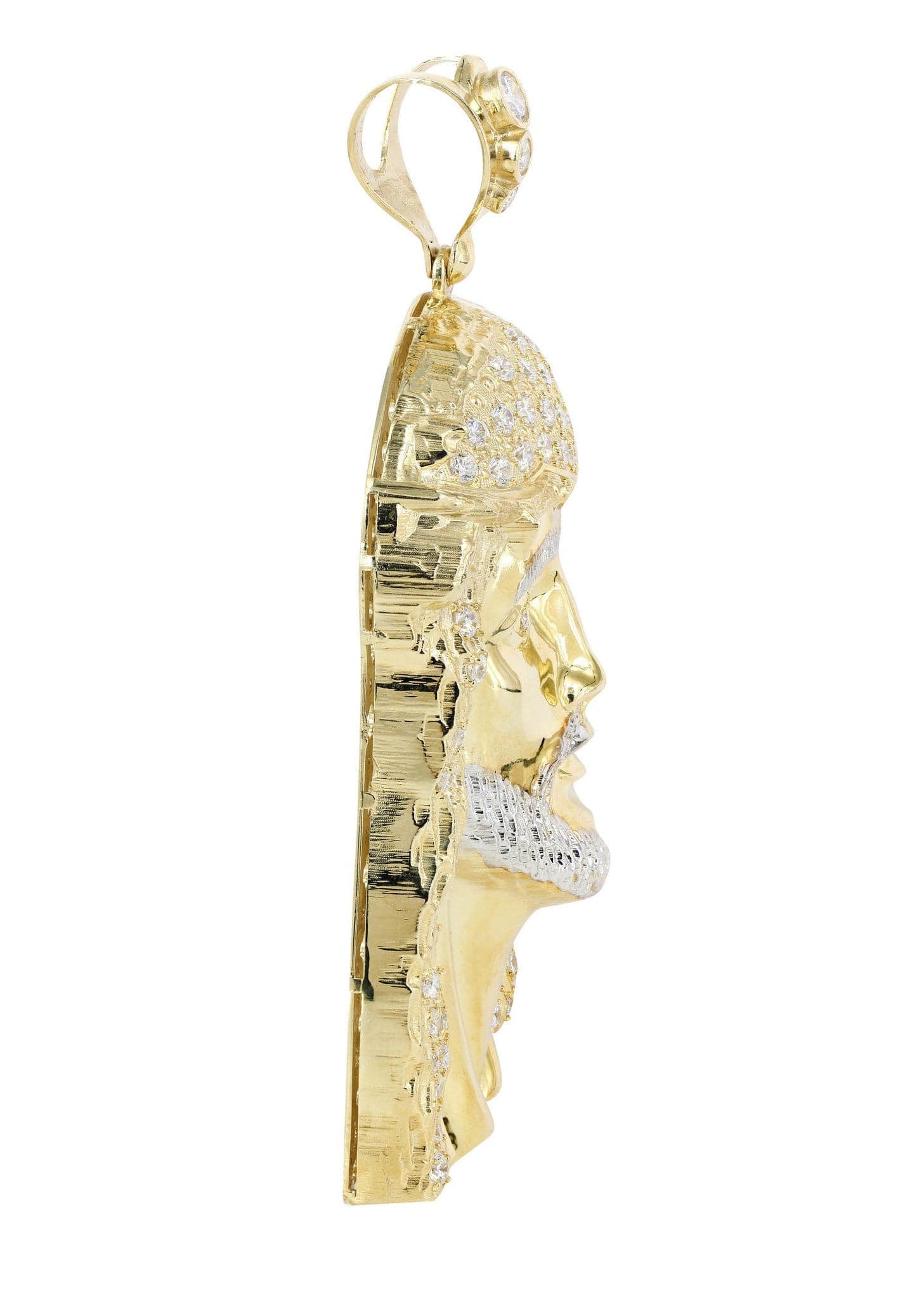 10K Gold Jesus Piece Pendant  |  111.6 Grams - Image 4
