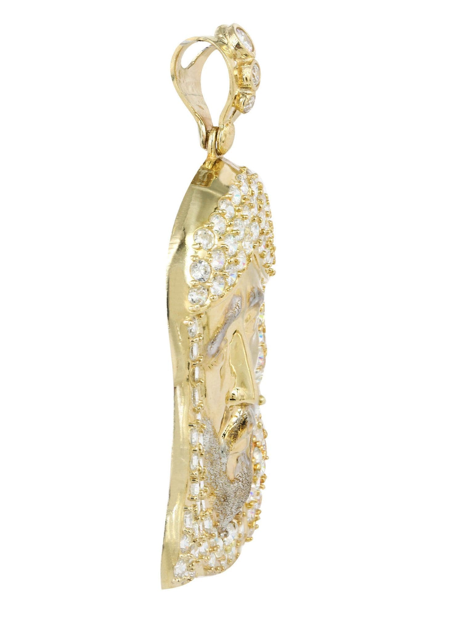 10K Gold Jesus Piece Pendant  |  15.3 Grams - Image 2