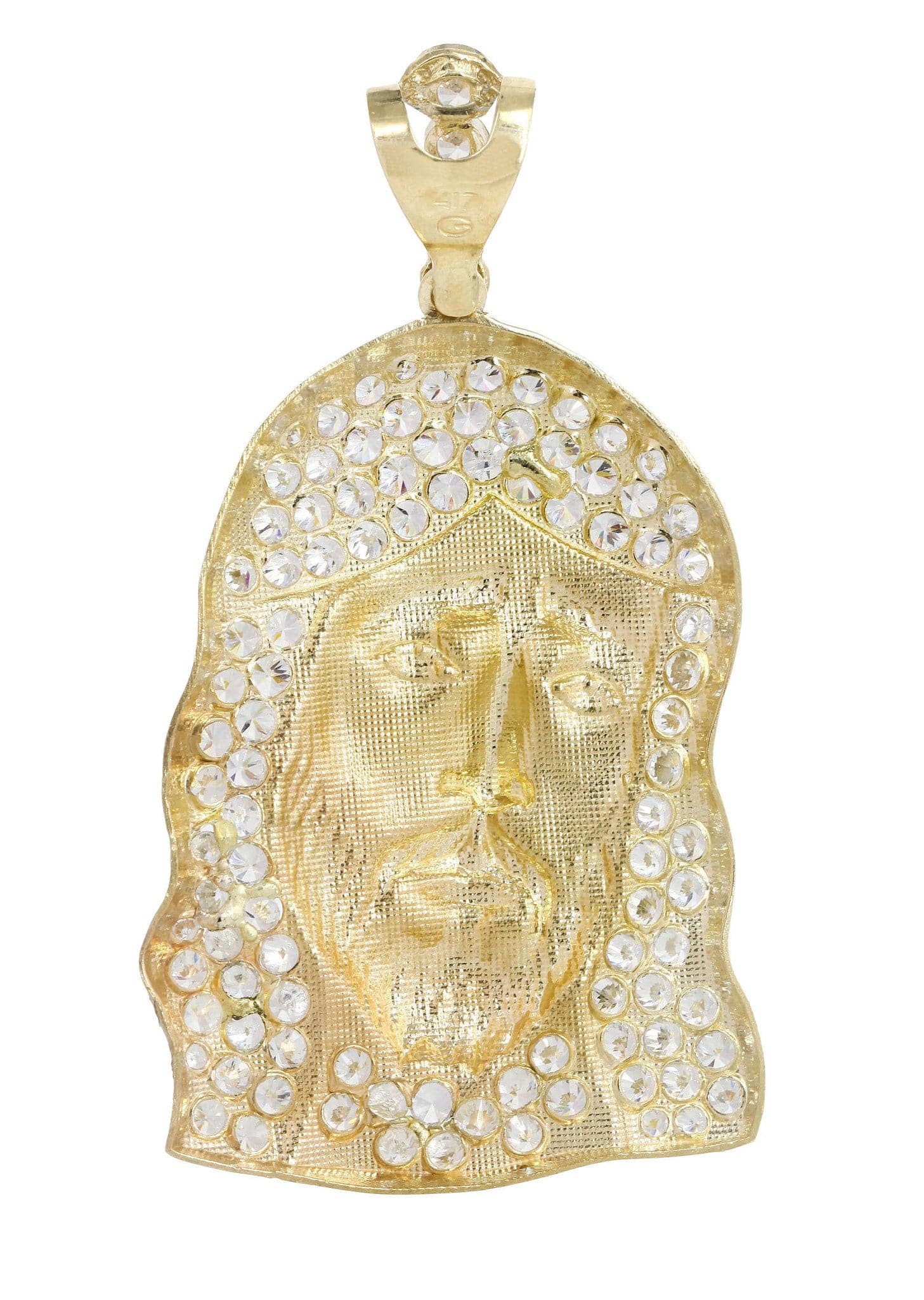 10K Gold Jesus Piece Pendant  |  15.3 Grams - Image 3
