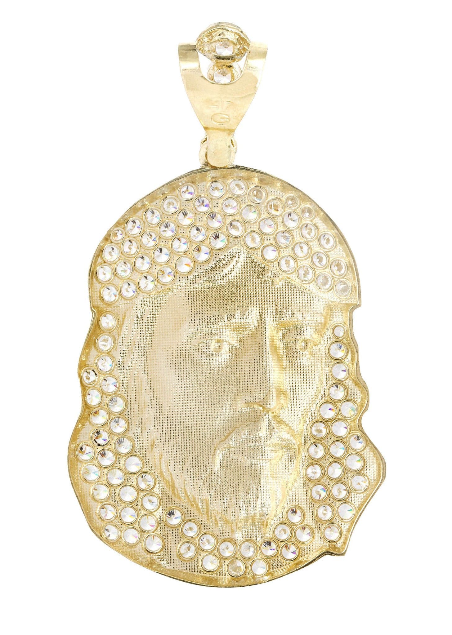 10K Gold Jesus Piece Pendant  |  17.1 Grams - Image 3