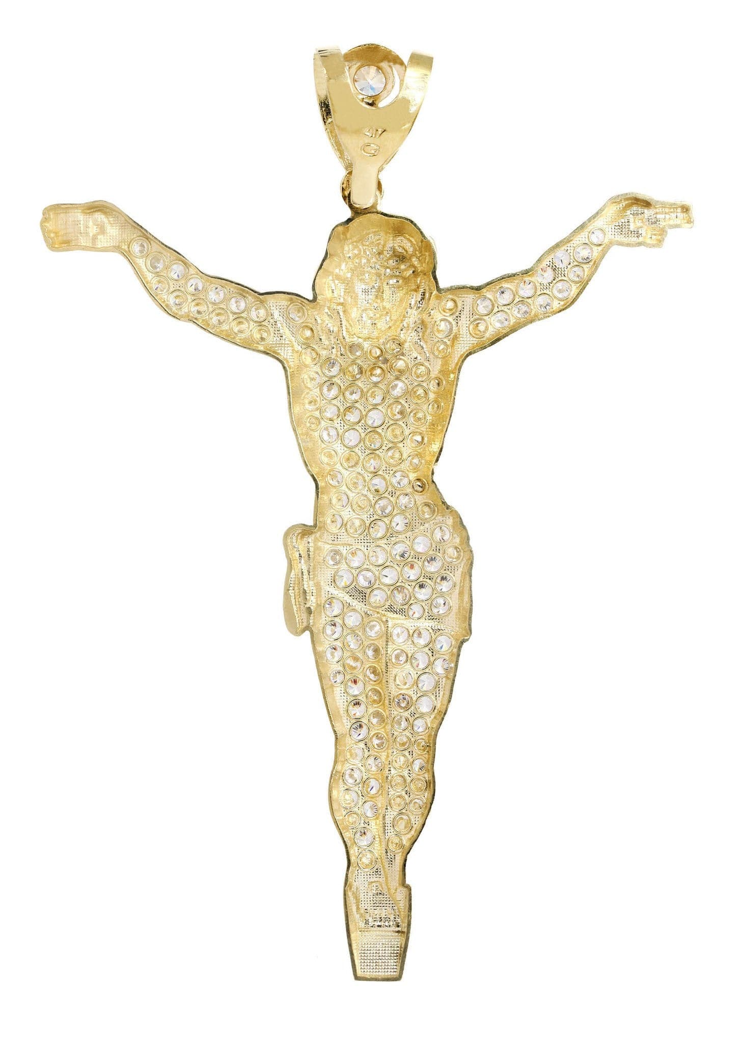 10K Gold Crucifix Pendant  |  32.3 Grams - Image 3