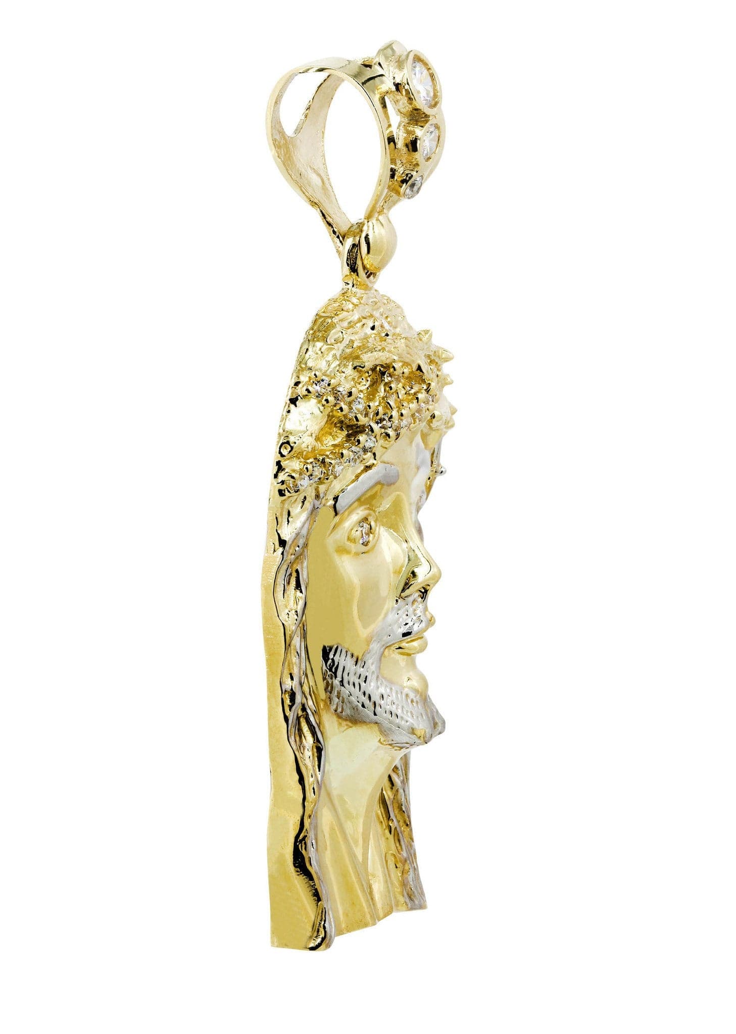 10K Gold Jesus Pendant  |  37.9 Grams - Image 4