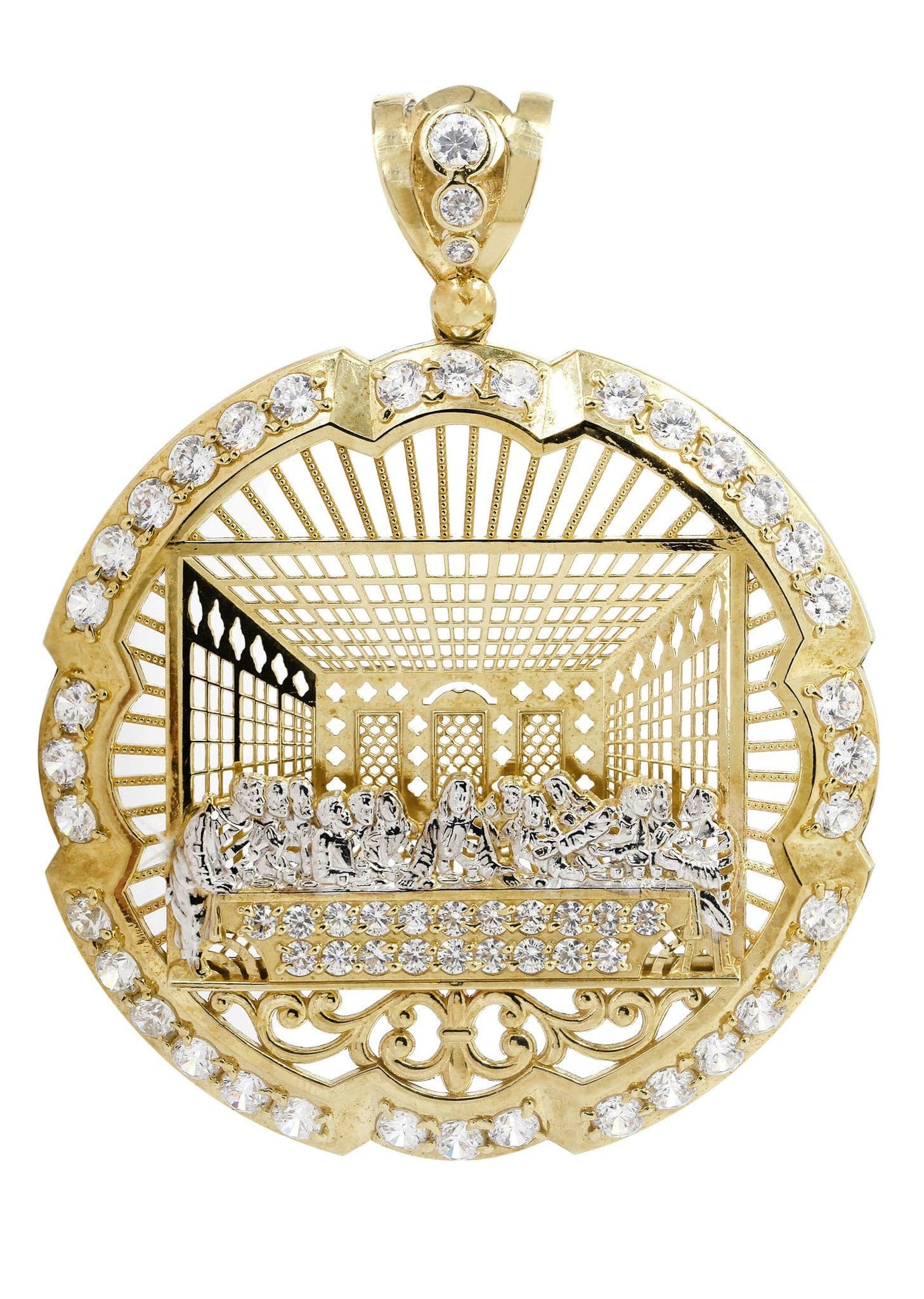 10K Gold Last Supper Pendant | 34.3 Grams