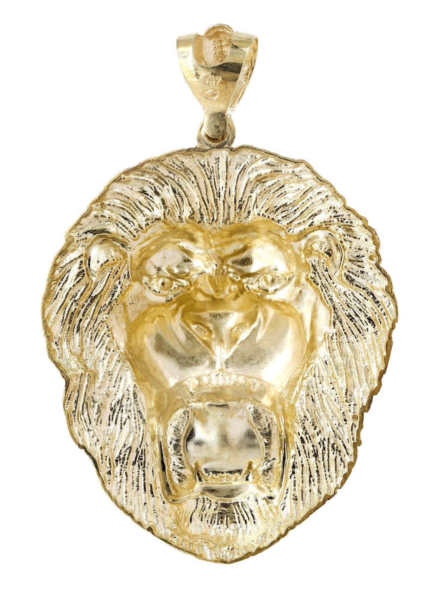 Lion 10K Gold Pendant | 28.3 Grams - Image 4