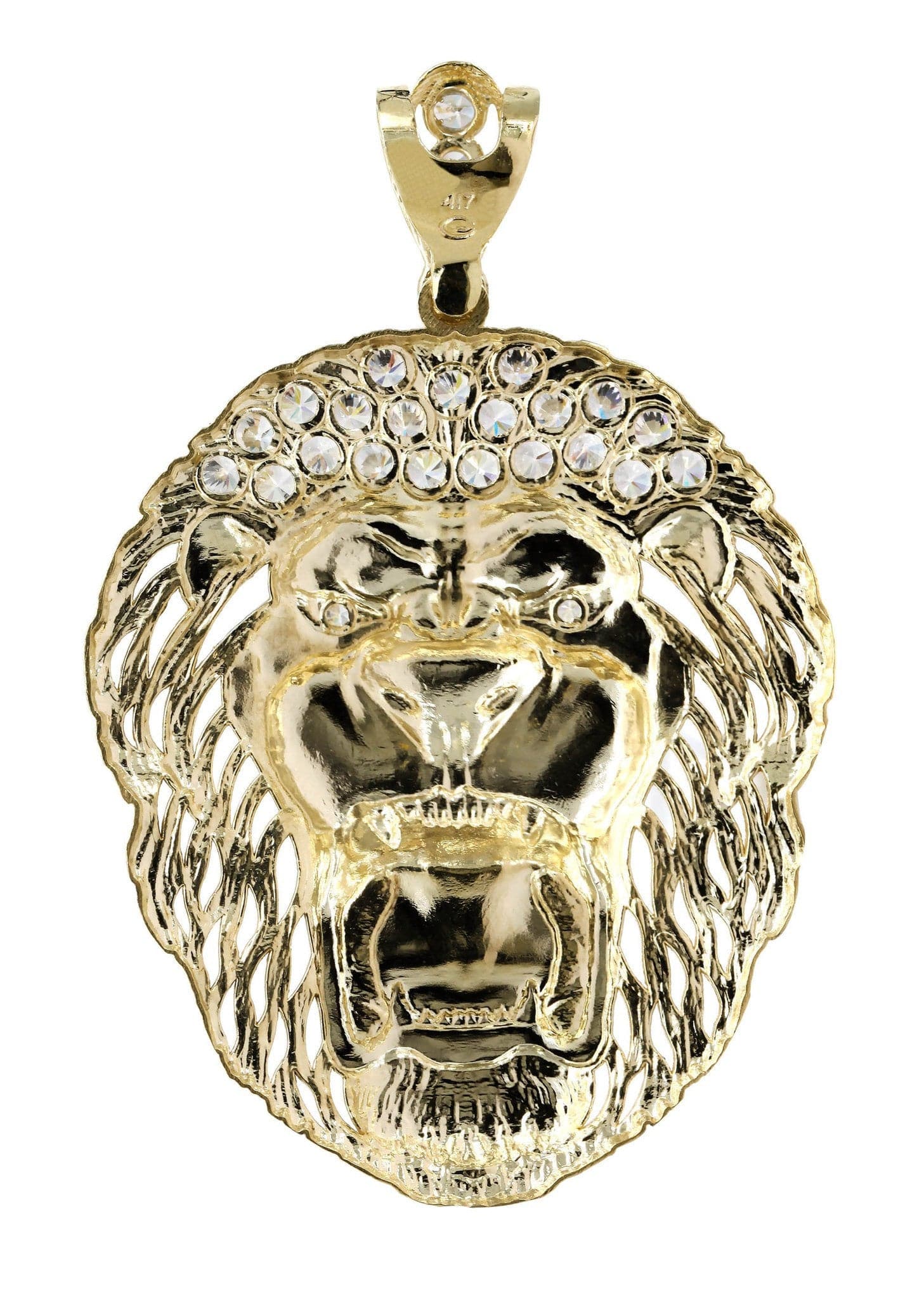 Lion 10K Gold Pendant | 17.9 Grams - Image 4