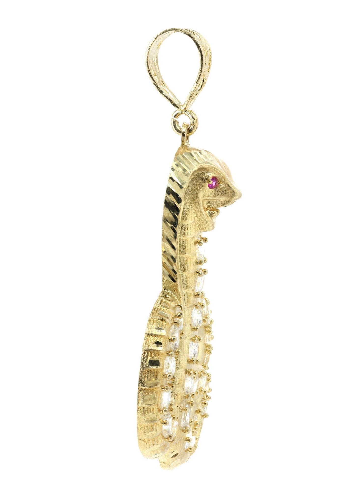Snake  10K Gold Pendant | 16.2 Grams - Image 3