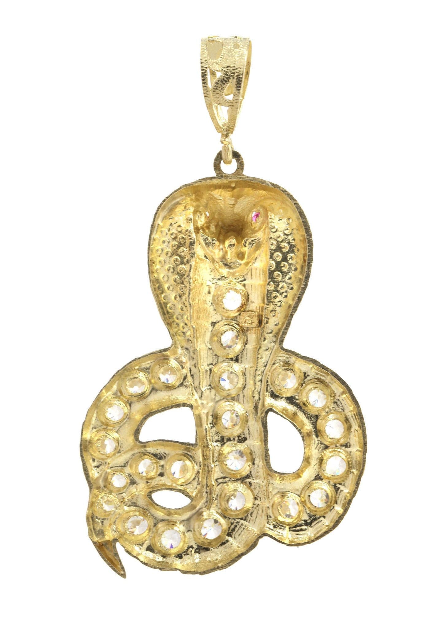 Snake  10K Gold Pendant | 16.2 Grams - Image 4