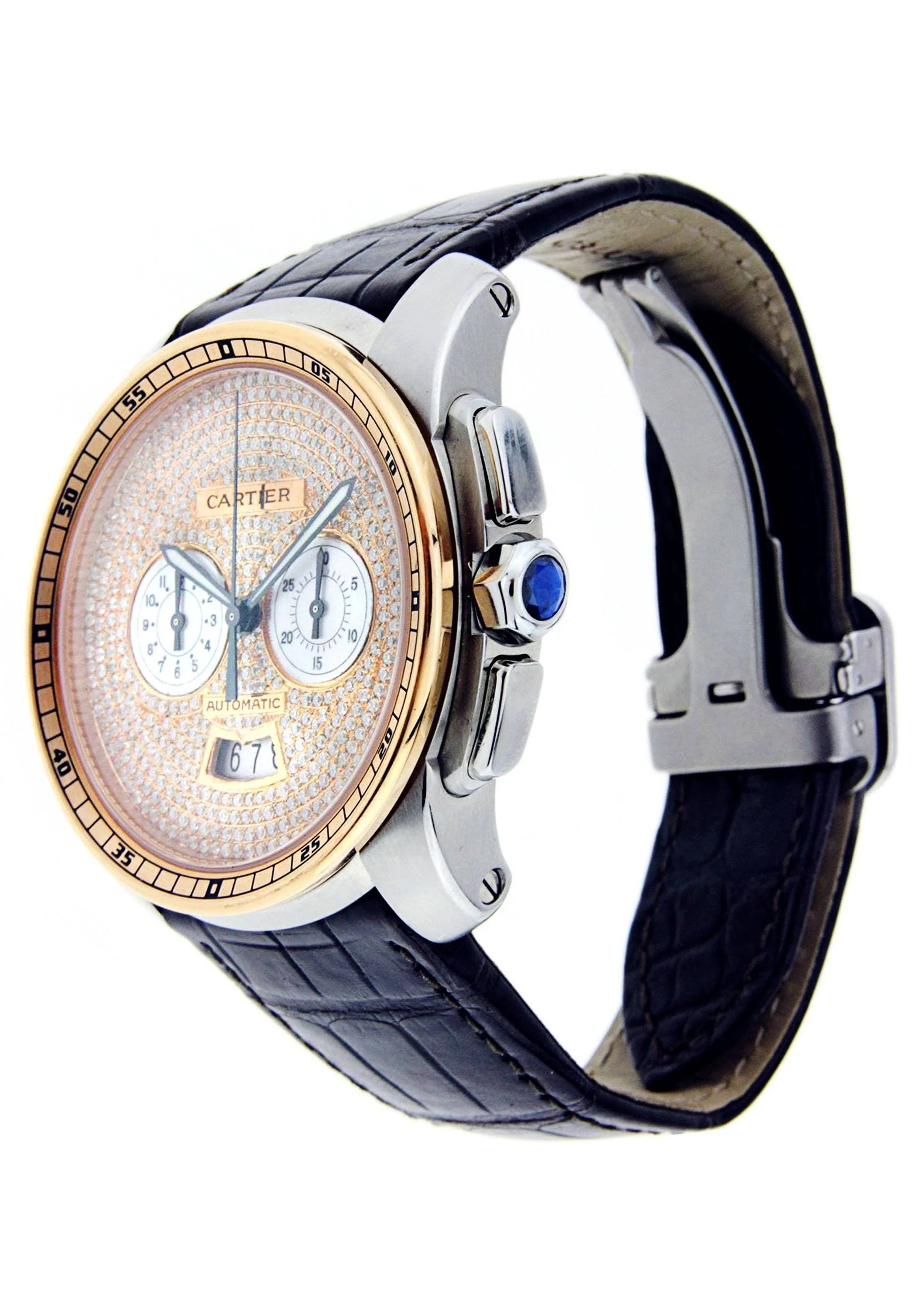 Diamond Calibre de Cartier | 18K Rose Gold | 42 Mm - Image 2