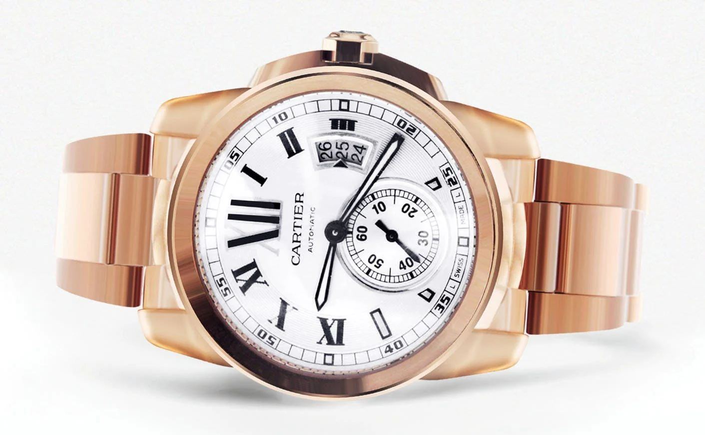 Calibre de Cartier | 18K Rose Gold | 42 Mm - Image 4