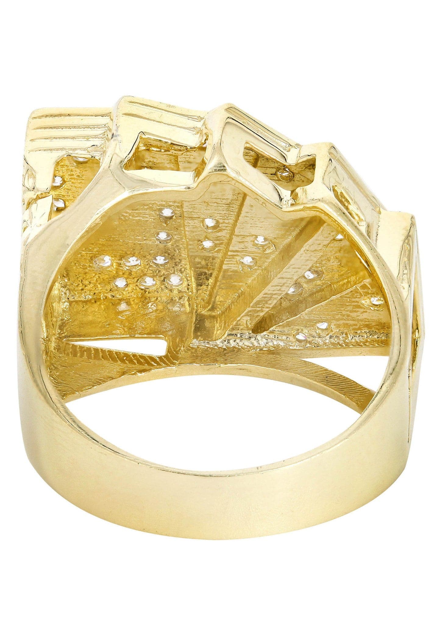 Cards 10K Gold Mens Ring | 9.9 Grams - Image 2