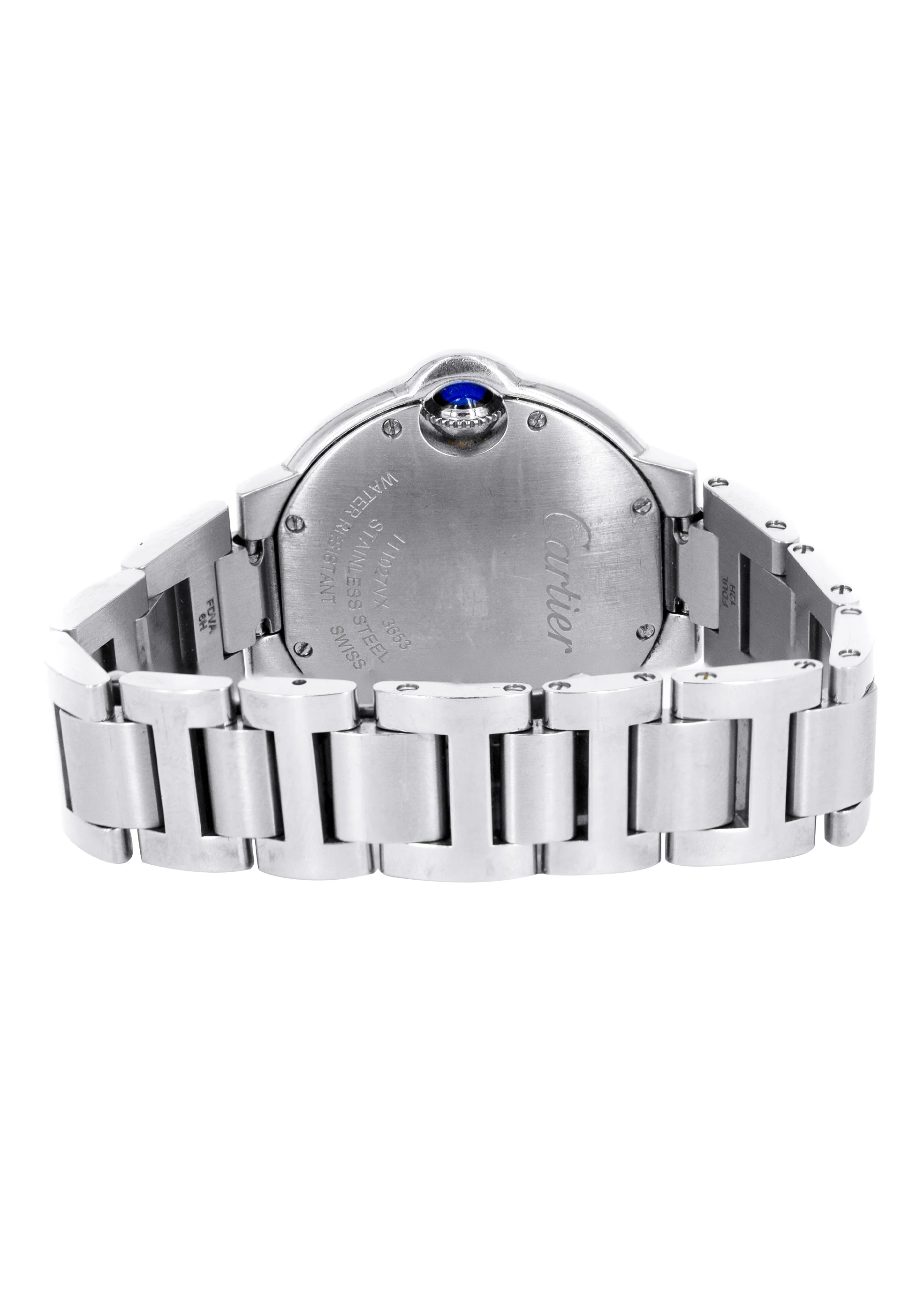 CARTIER BALLON BLEU WATCH 33 MM STAINLESS STEEL | SILVER ROMAN DIAL - Image 2