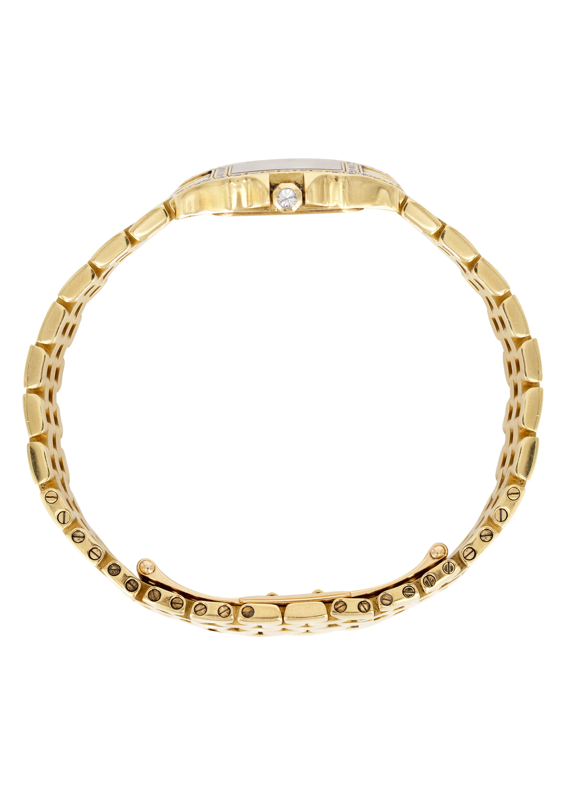 CARTIER DIAMOND PANTHERE WATCH IN 18K GOLD | WHITE DIAL | 27 MM - Image 3