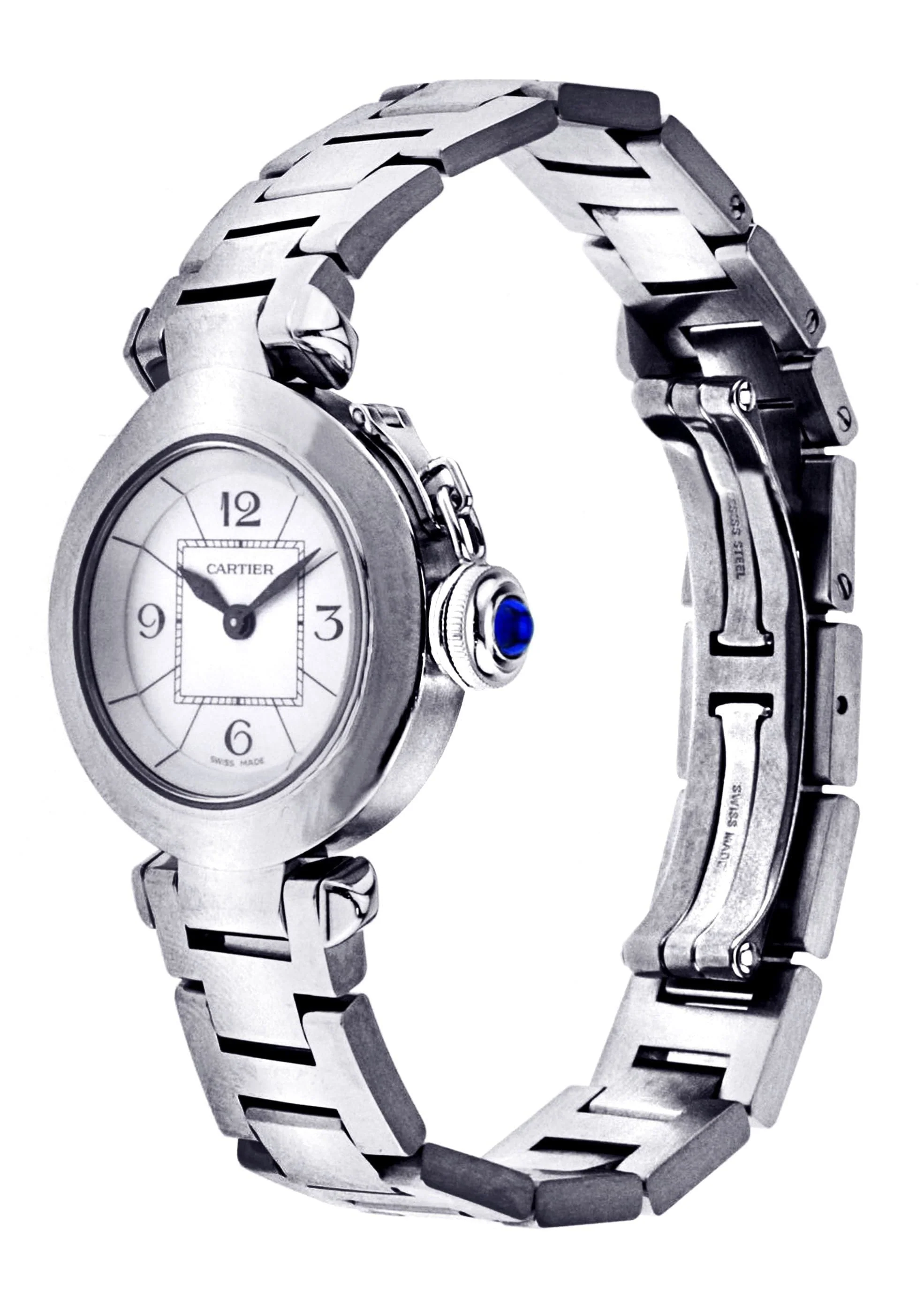 Cartier Miss Pasha Watch For Women | Stainless Steel | 27 Mm - Image 2