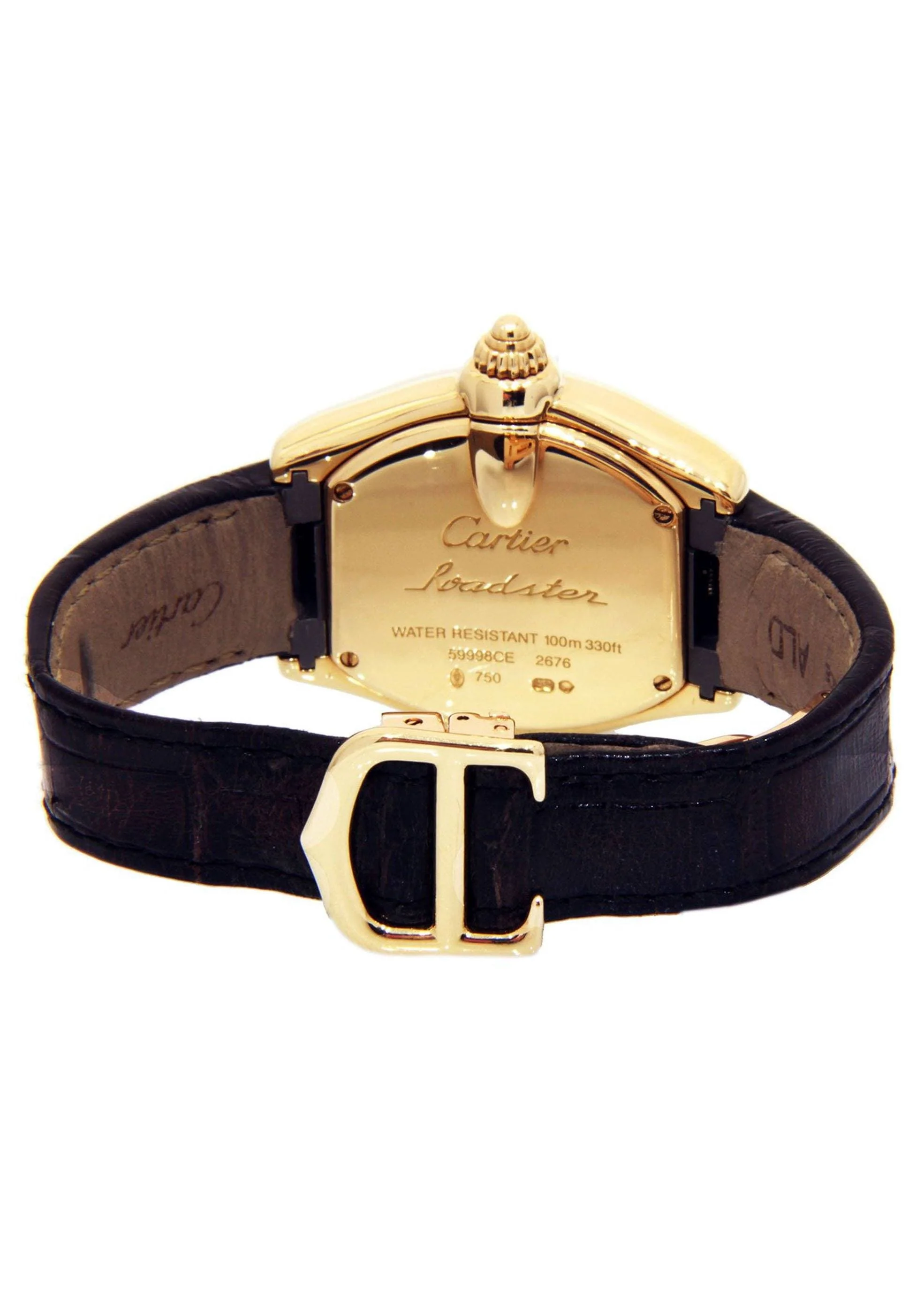 Cartier Roadster Watch For Women | 18K Yellow Gold - Image 3