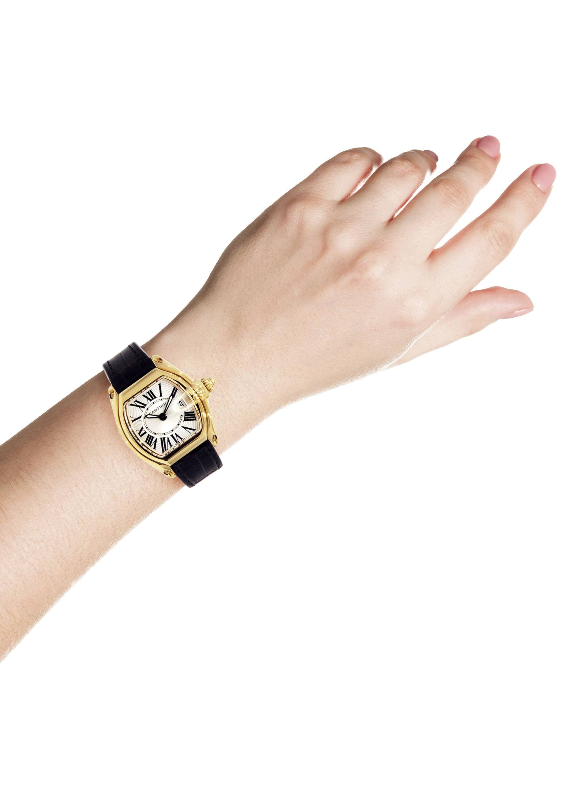 Cartier Roadster Watch For Women | 18K Yellow Gold - Image 5