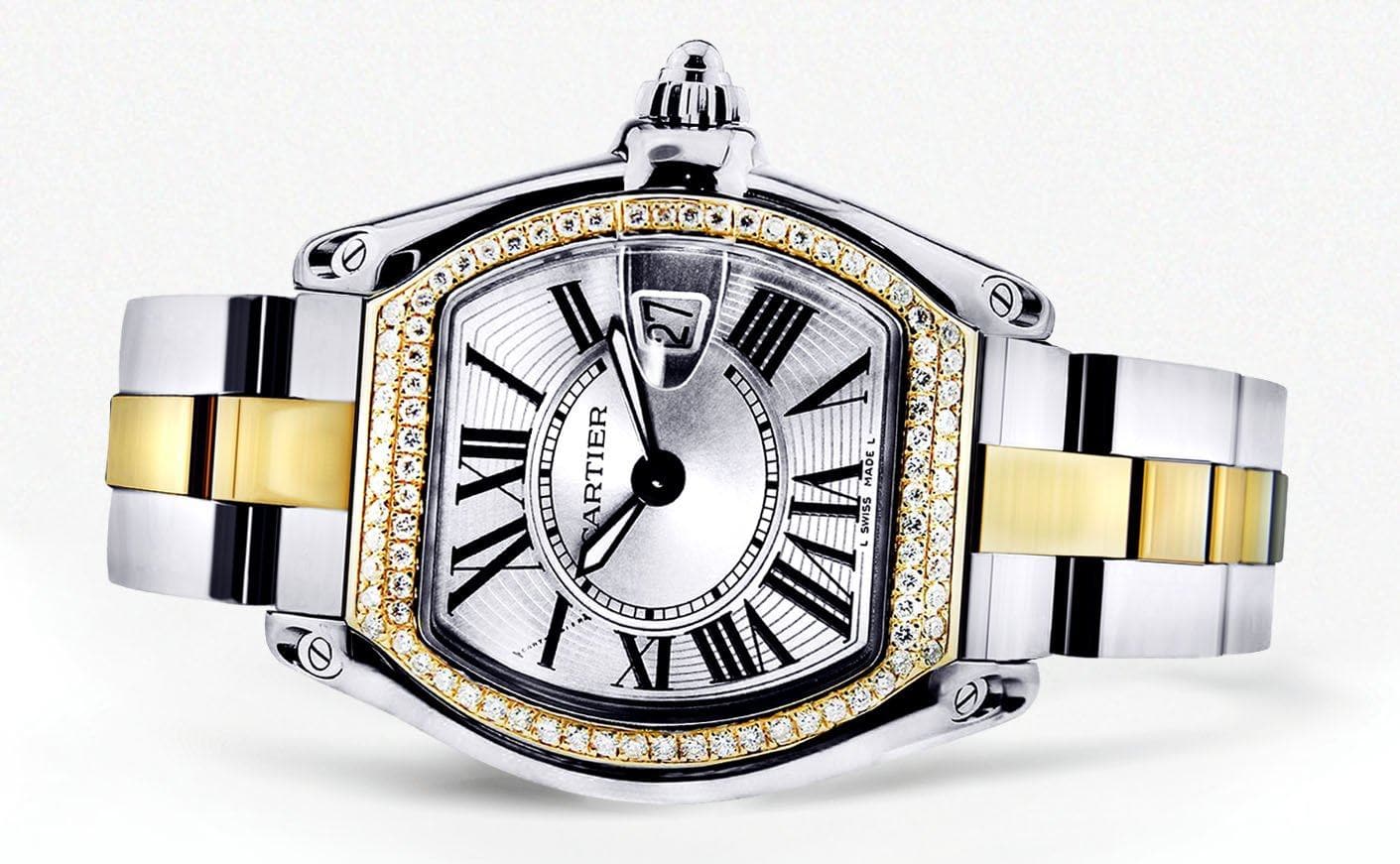 Cartier Roadster Watch For Women | Two Tone - Image 4