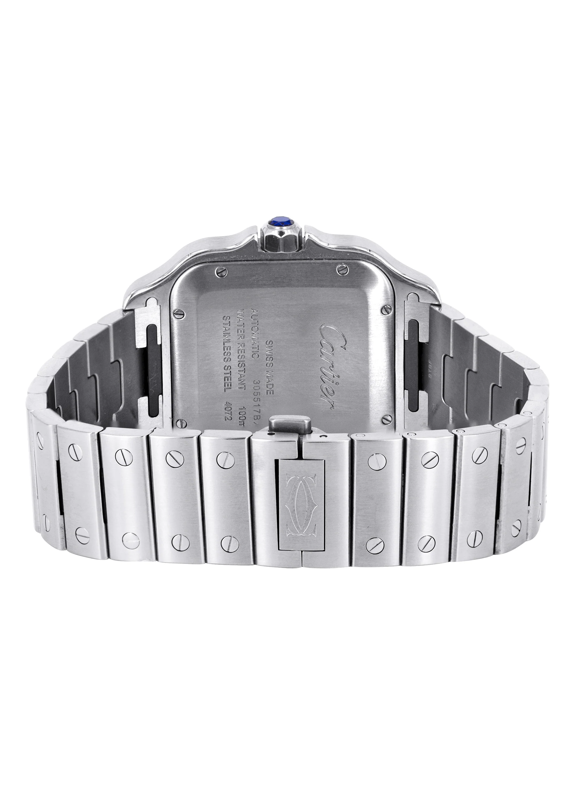 CARTIER SANTOS WATCH IN STAINLESS STEEL | WHITE DIAL | 40 MM - Image 2