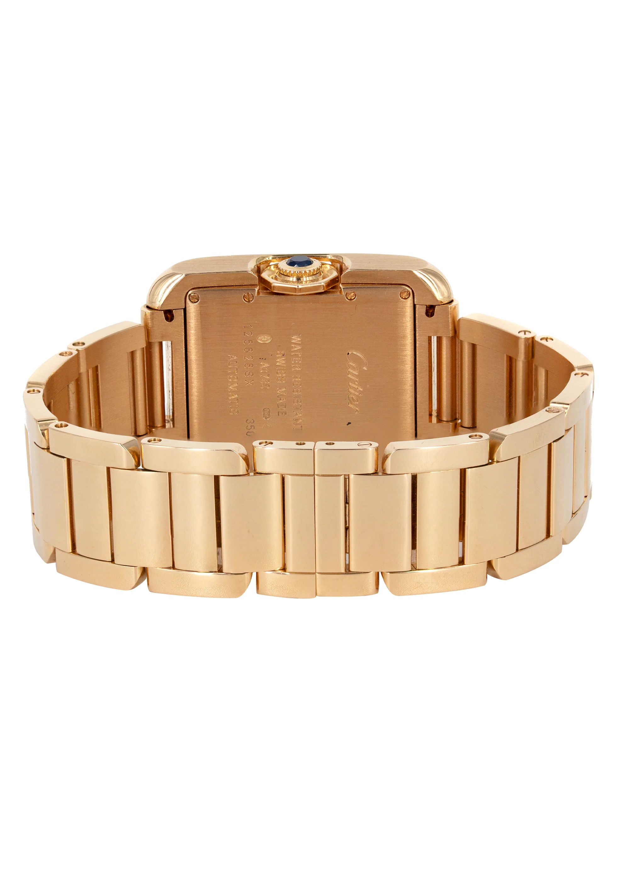 CARTIER TANK ANGLAISE WATCH IN 18K ROSE GOLD | SILVER ROMAN DIAL | 39 MM - Image 2