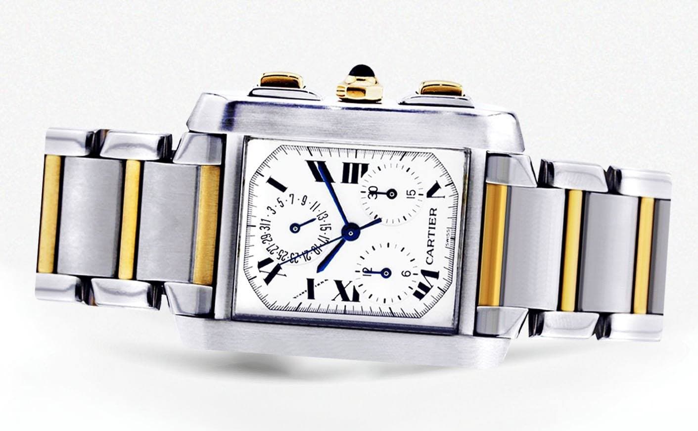 Cartier Tank Francaise Watch For Women | Two Tone | 29 Mm - Image 4